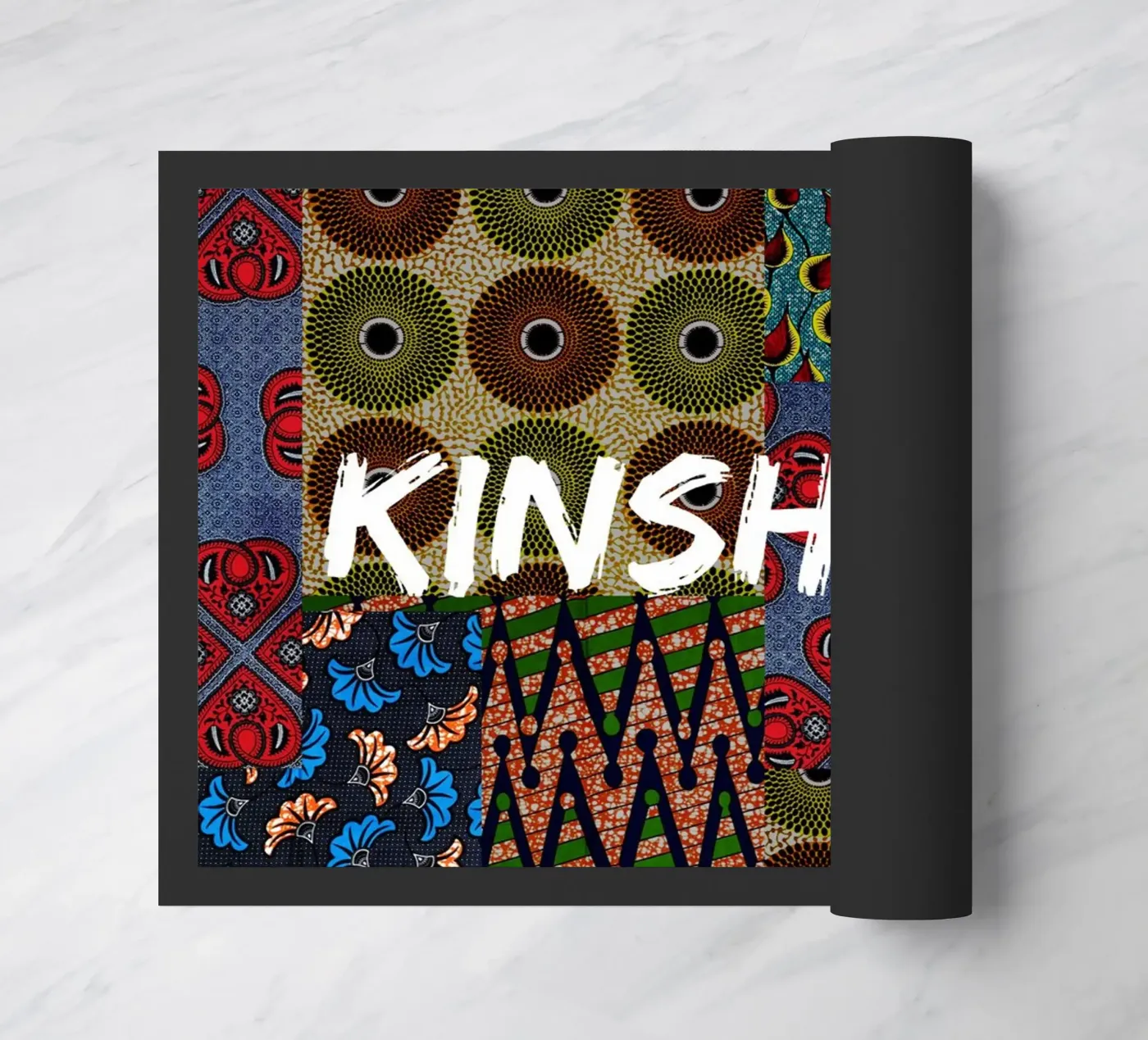 Kinshasa Fußmatte von Mathudace Créas