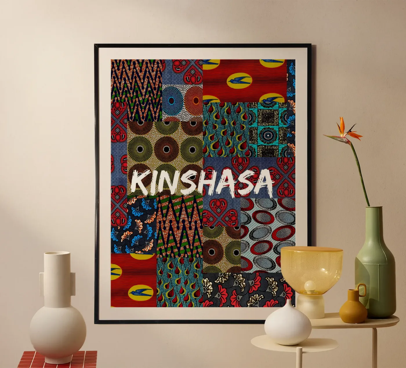 Kinshasa poster van Mathudace Créas