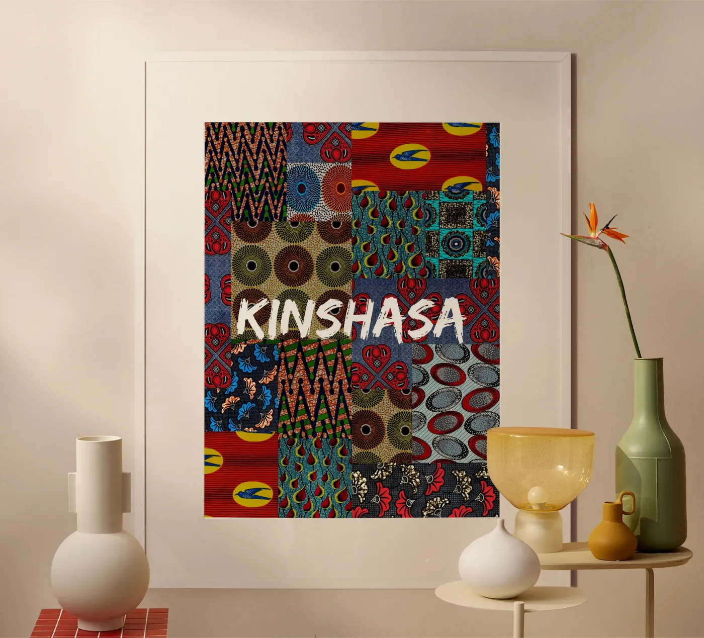 Kinshasa poster van Mathudace Créas