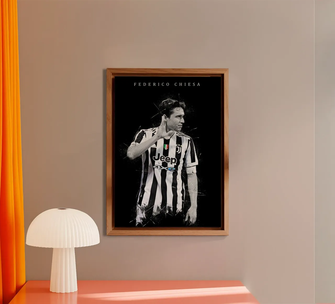 Federico Chiesa alluminio dibond da tenten