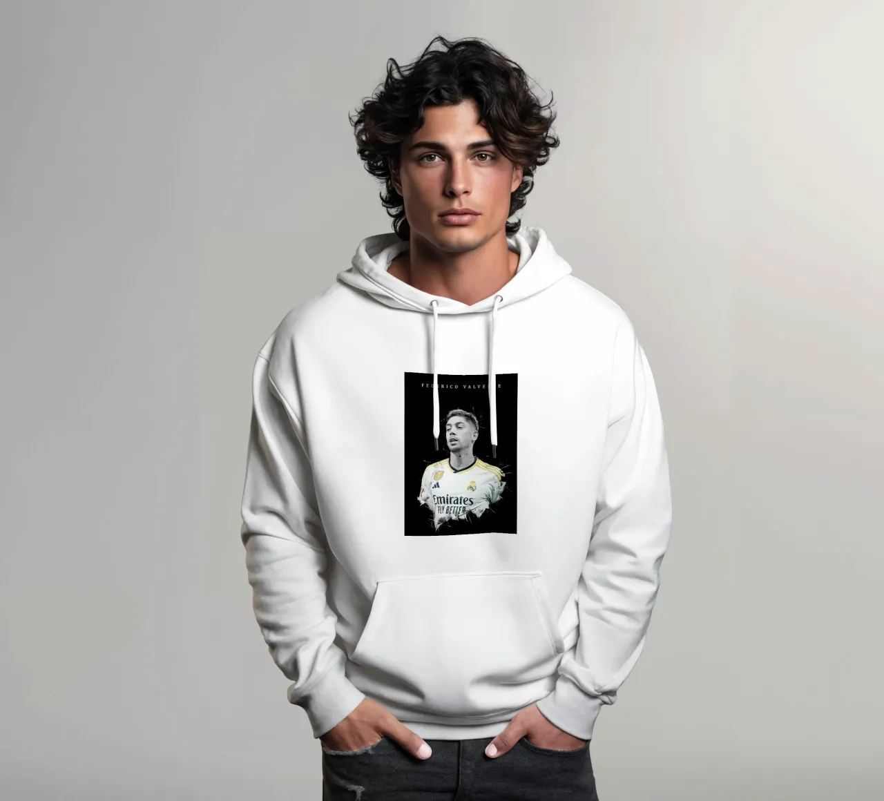 Federico Valverde felpa con cappuccio da tenten