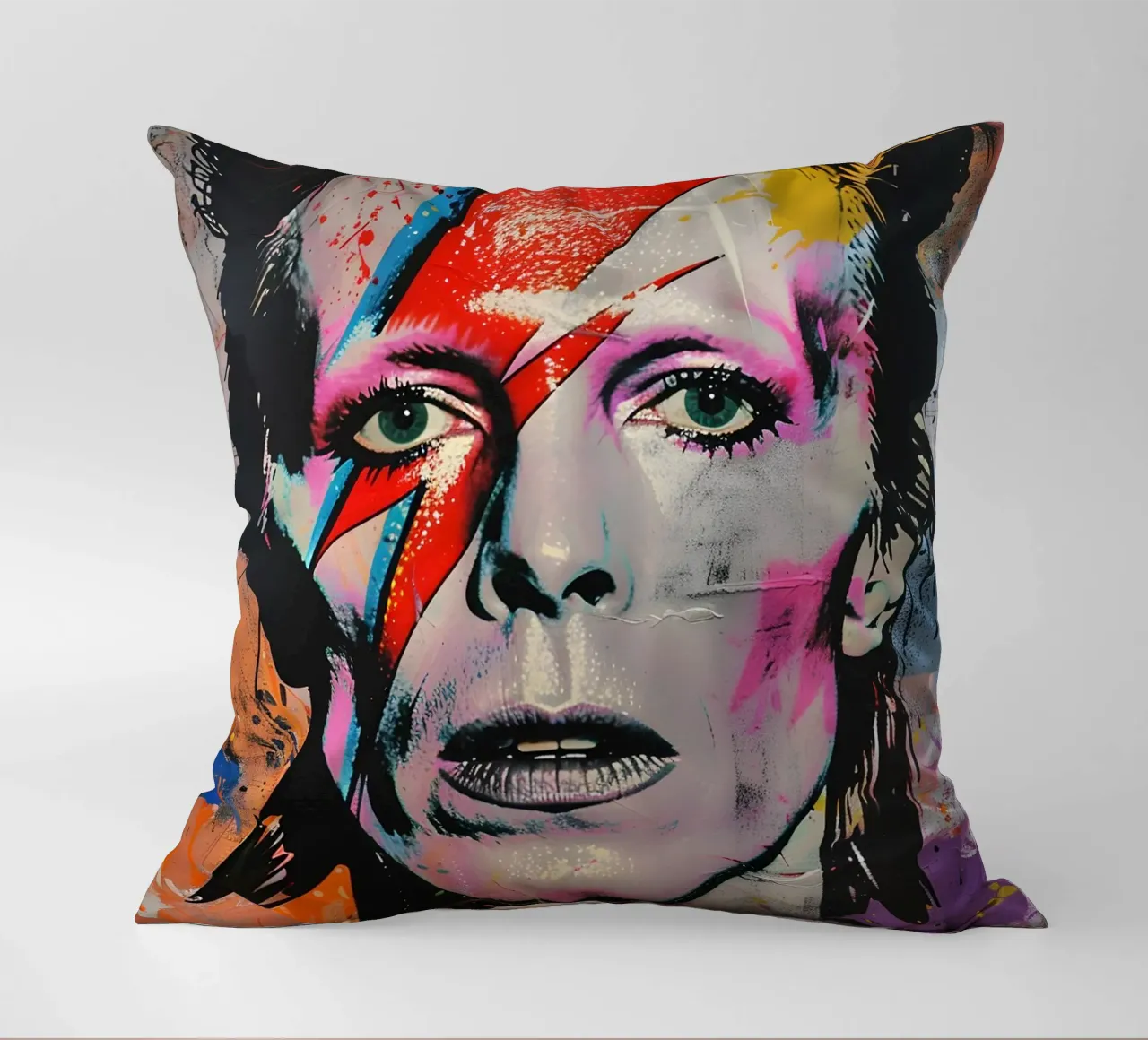 David Bowie cuscino da FreeArtStudio