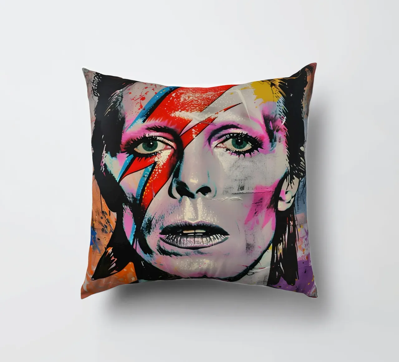 David Bowie cuscino da FreeArtStudio