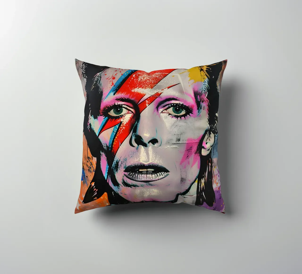 David Bowie cuscino da FreeArtStudio