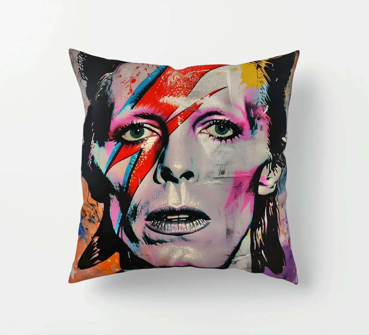David Bowie cuscino da FreeArtStudio