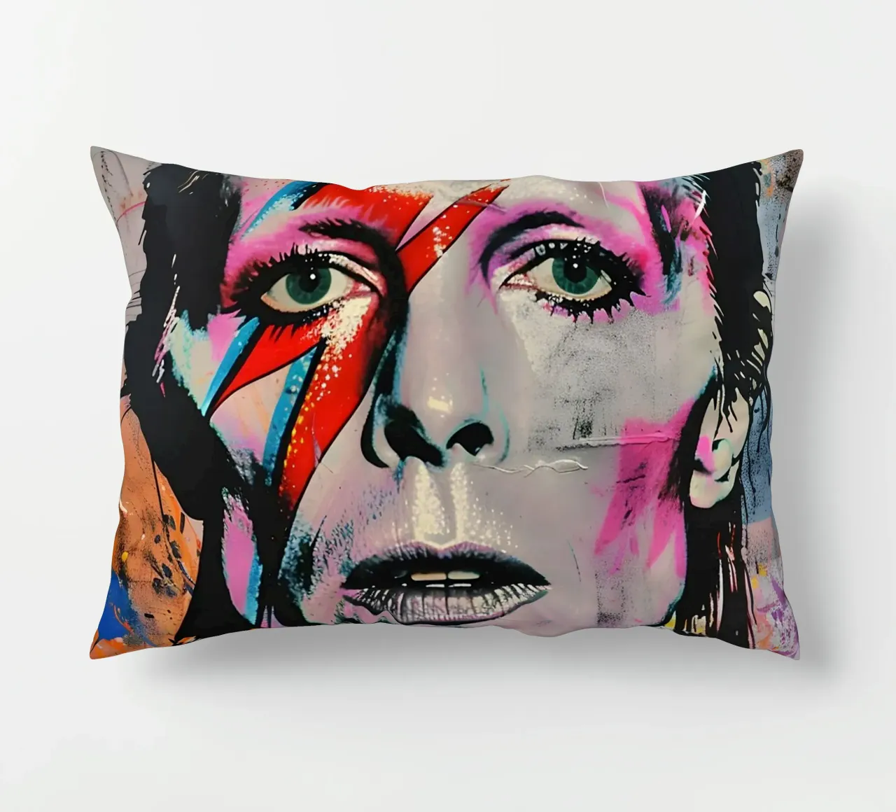 David Bowie cuscino da FreeArtStudio