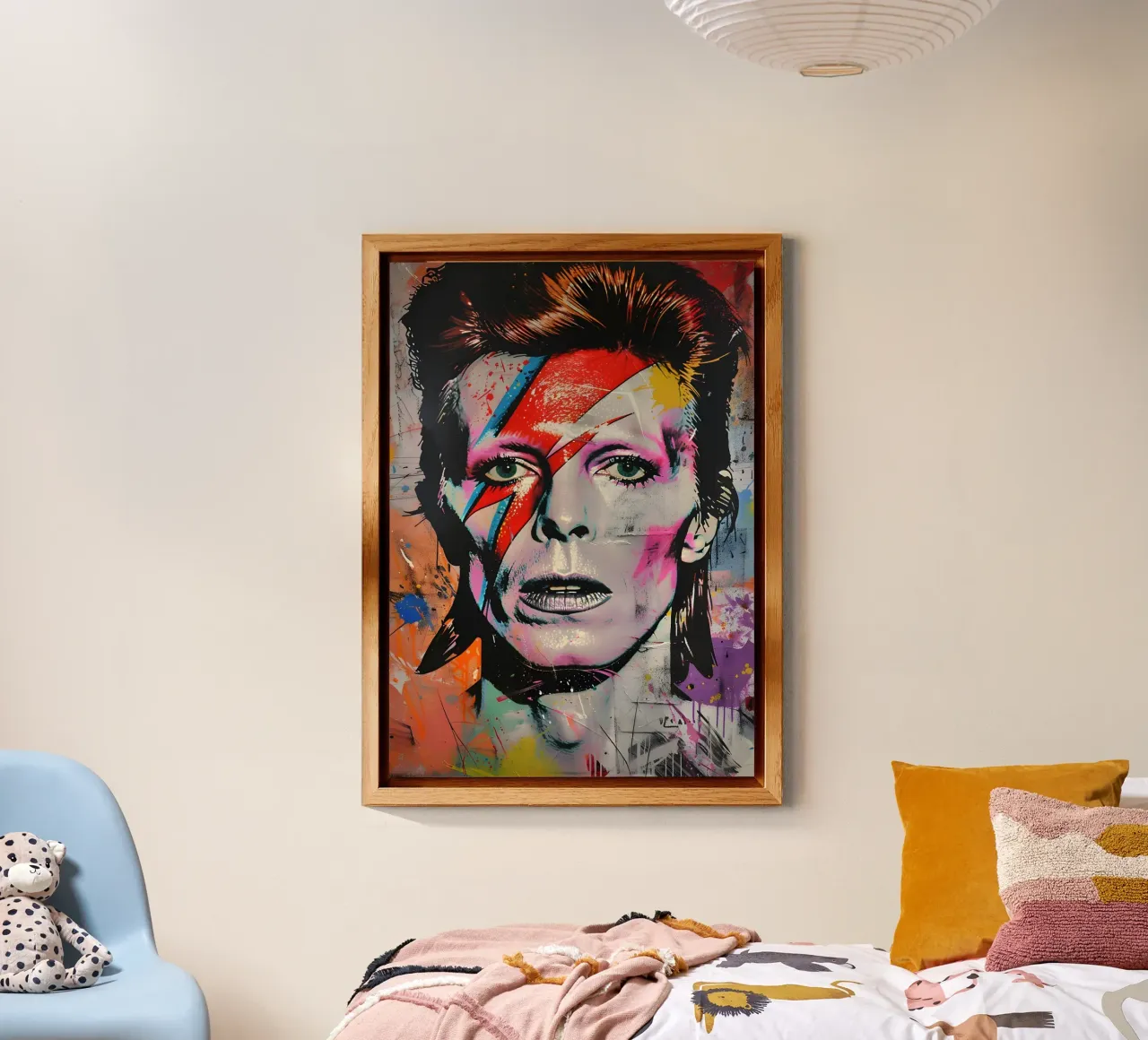 David Bowie alluminio dibond da FreeArtStudio