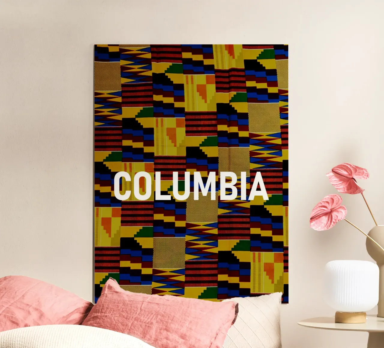 Columbia poster con telaio in alluminio da Mathudace Créas