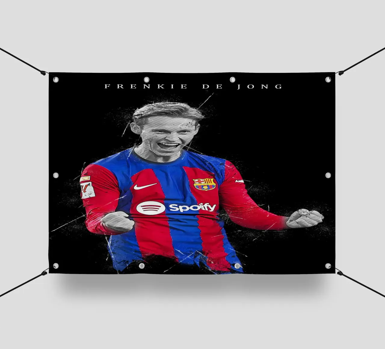 Frenkie de Jong telo in pvc da tenten