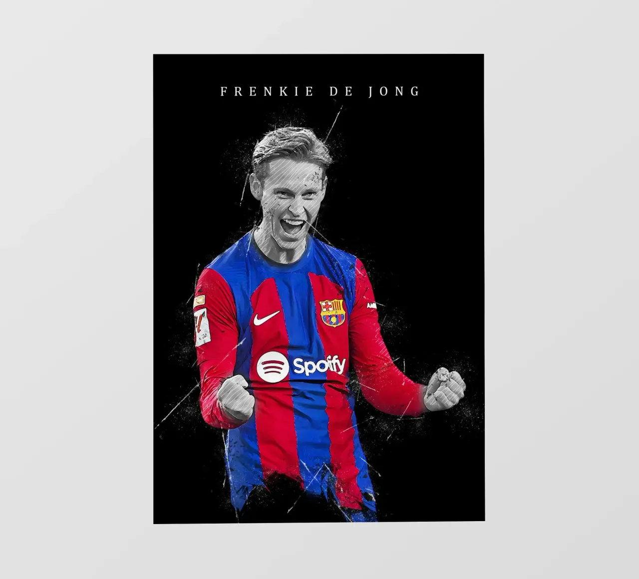 Frenkie de Jong telo in pvc da tenten