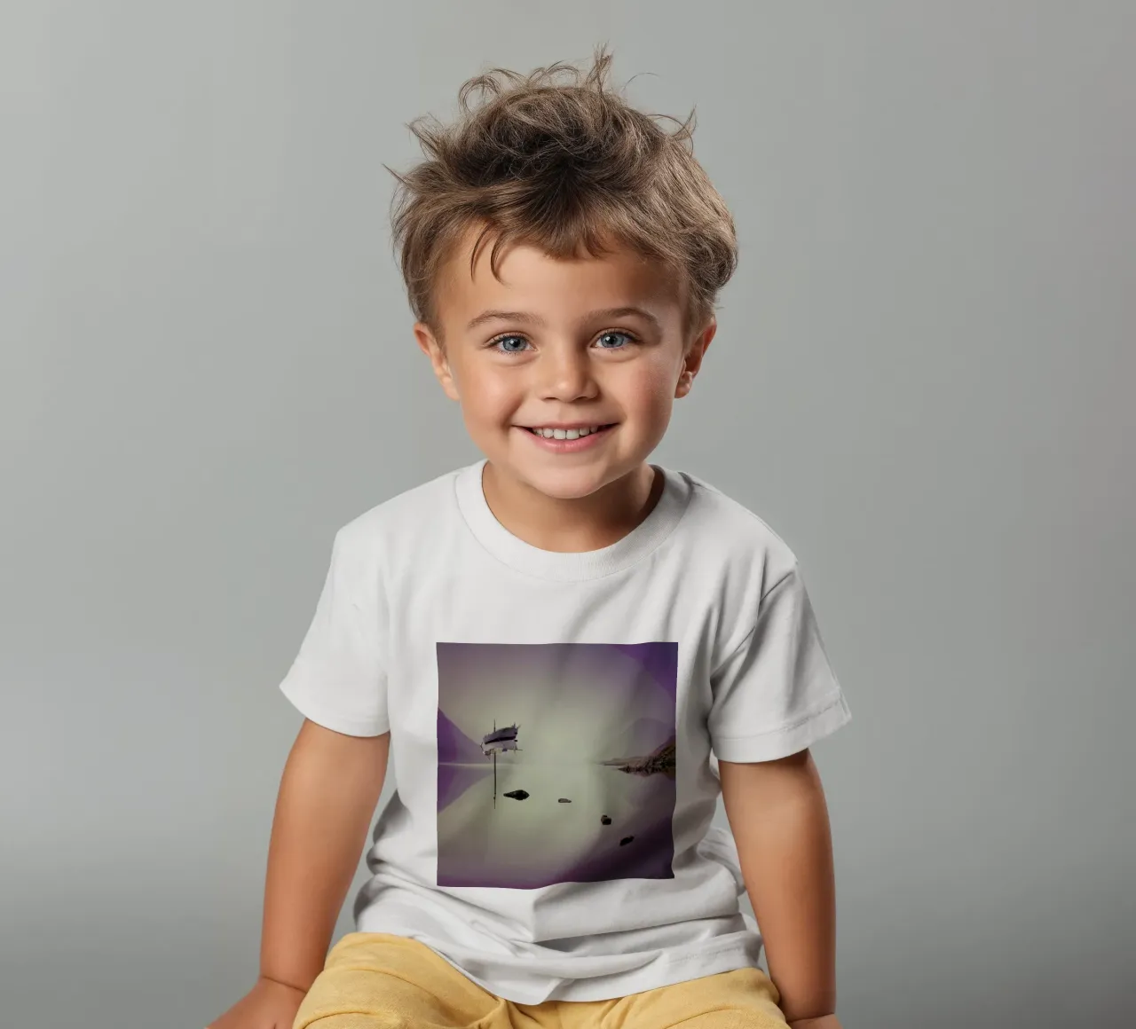 Broken Equability kinder t-shirt van Eugene Soloviev