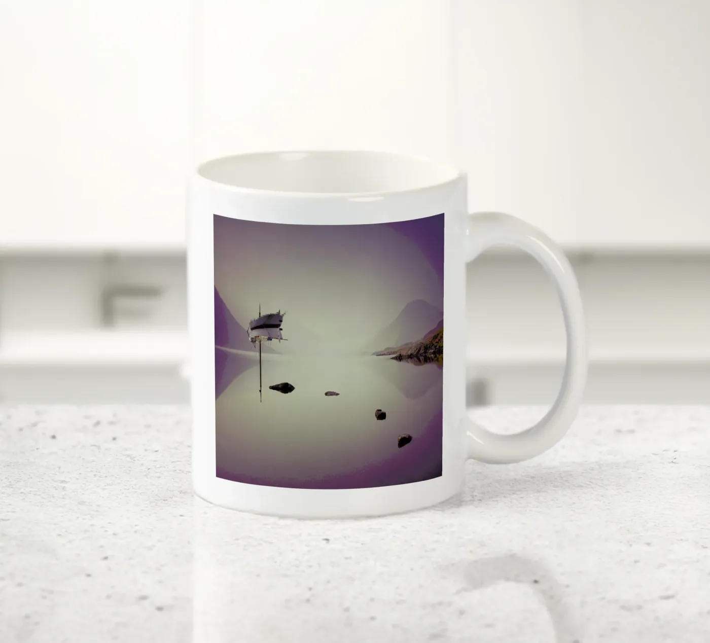 Broken Equability tazza in ceramica da Eugene Soloviev