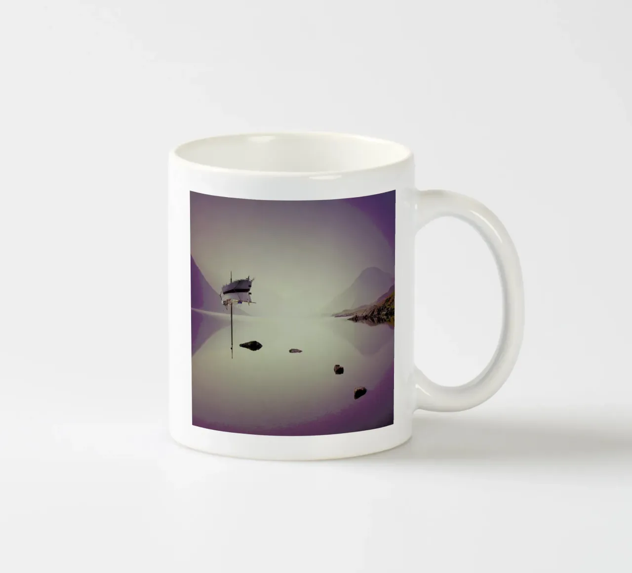 Broken Equability tazza in ceramica da Eugene Soloviev