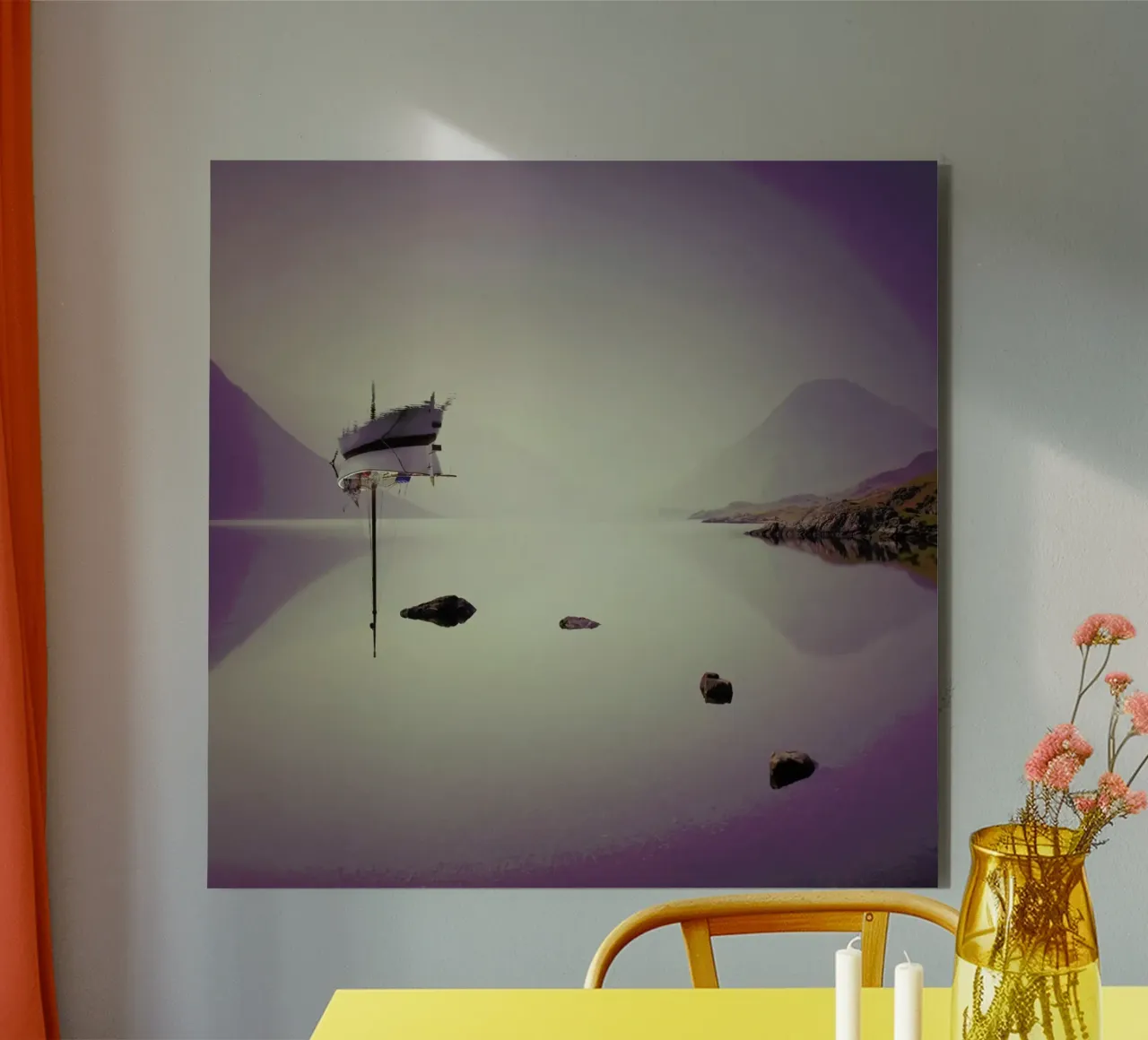 Broken Equability aluminium-dibond van Eugene Soloviev