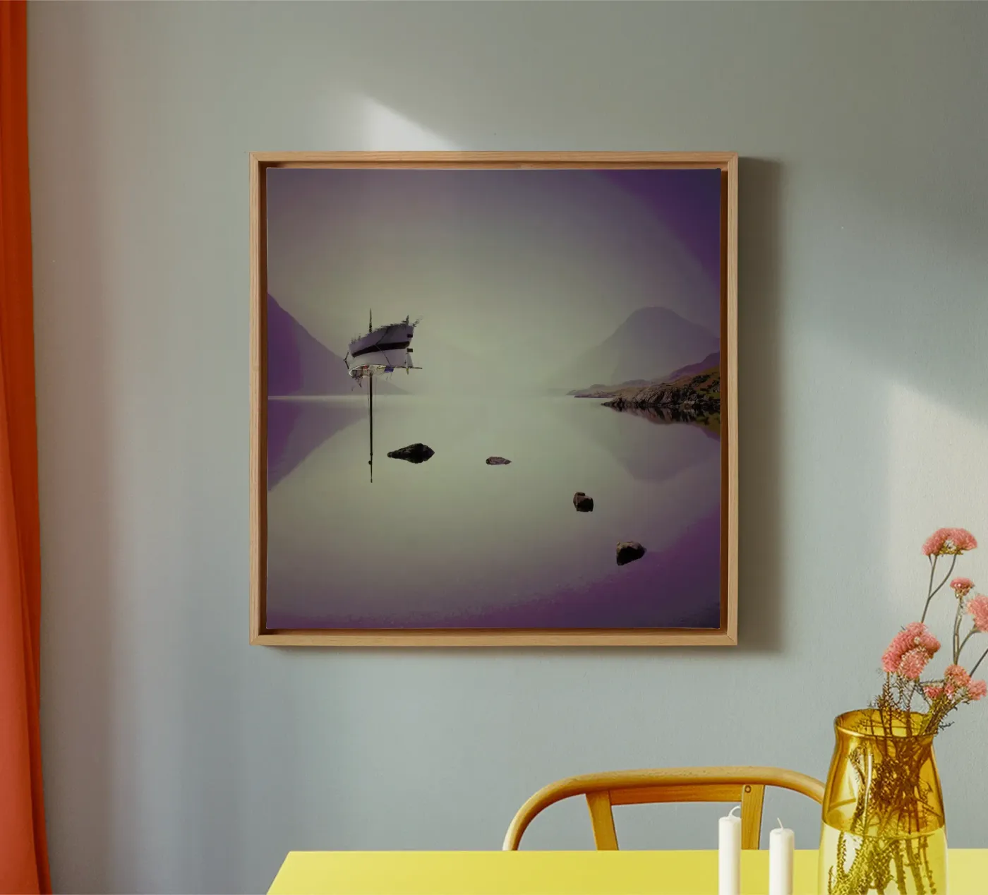 Broken Equability canvas van Eugene Soloviev