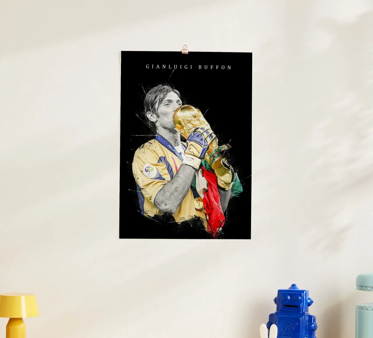 Gianluigi Buffon carta hahnemühle da tenten