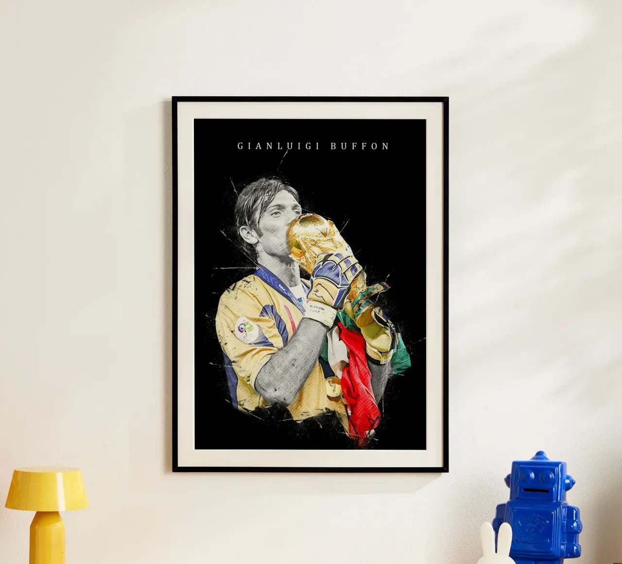 Gianluigi Buffon carta hahnemühle da tenten
