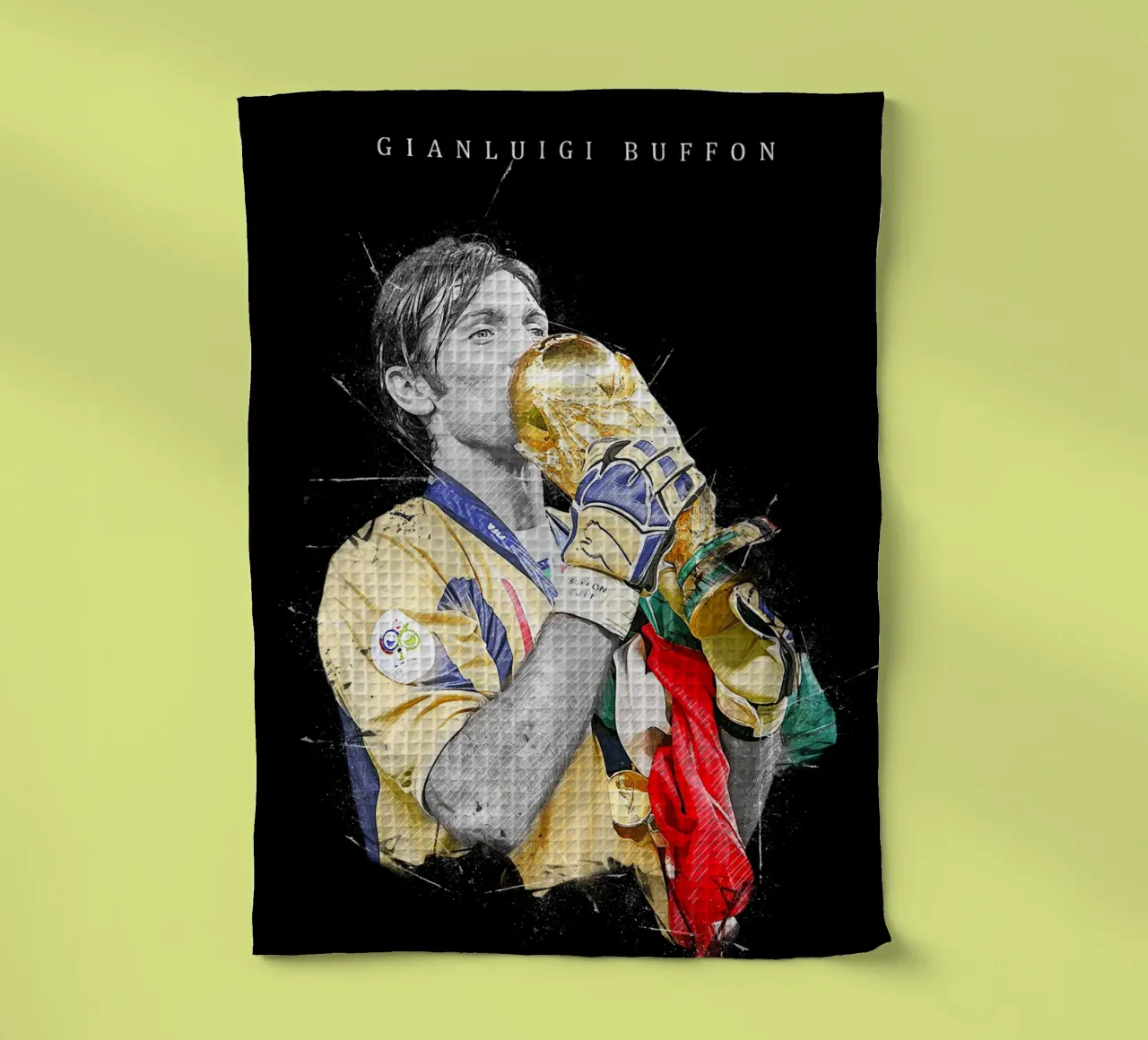 Gianluigi Buffon canovaccio da cucina da tenten