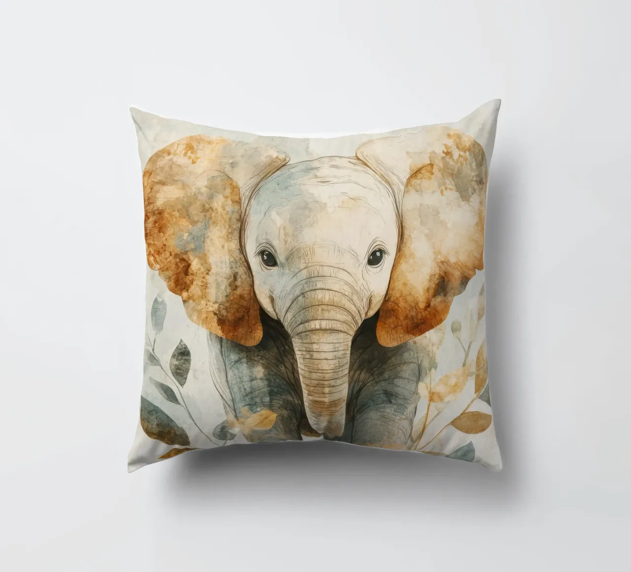 Elephant nursery decorative cushion by Imagine
