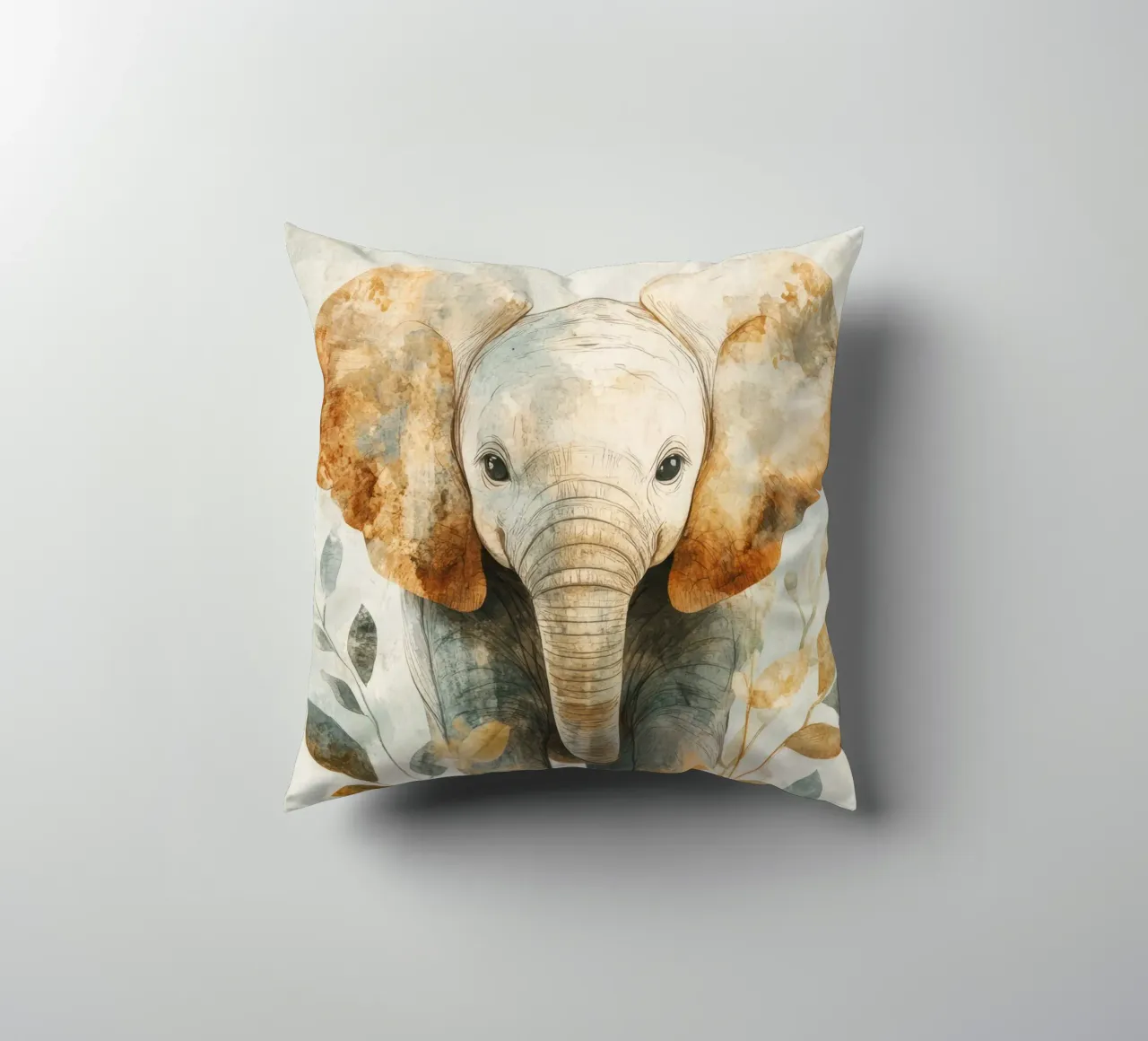 Elephant nursery decorative cushion by Imagine