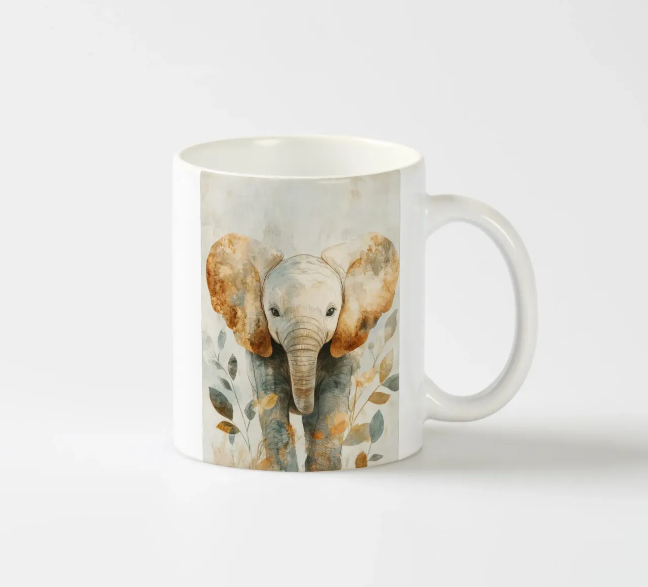 Vivaio di elefanti tazza in ceramica da Imagine