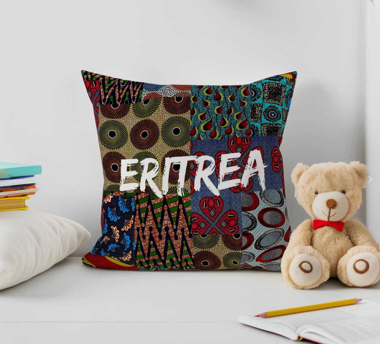 Eritrea cuscino da Mathudace Créas