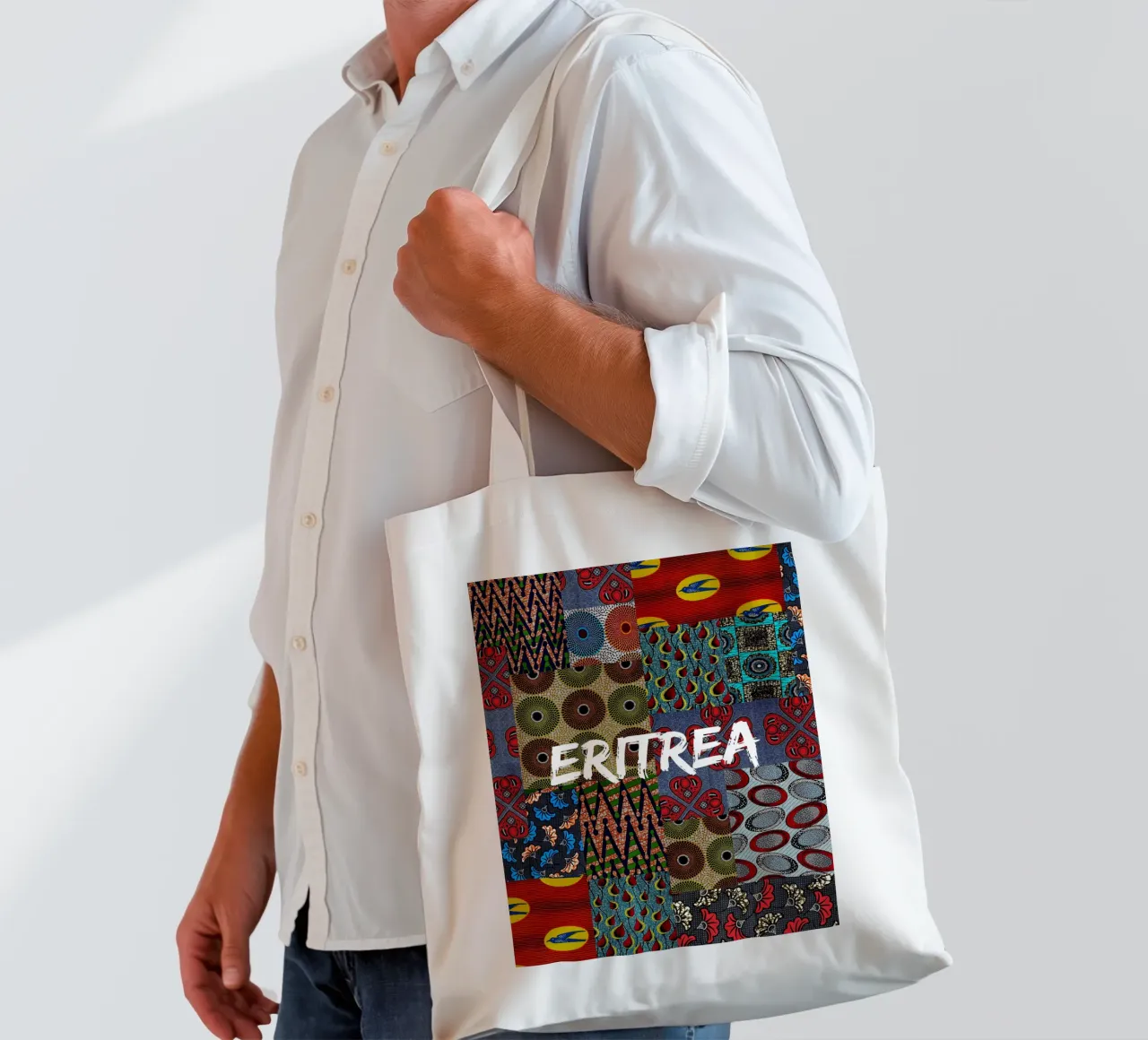 Eritrea borsa in juta da Mathudace Créas