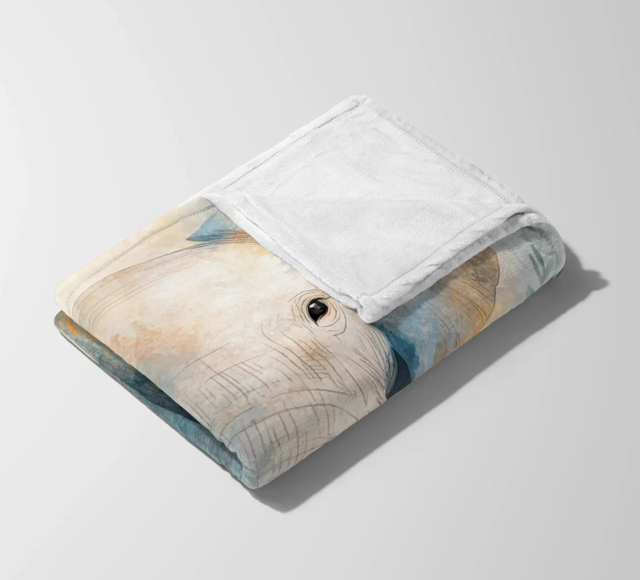 Elephant nursery fleece blanket by Imagine