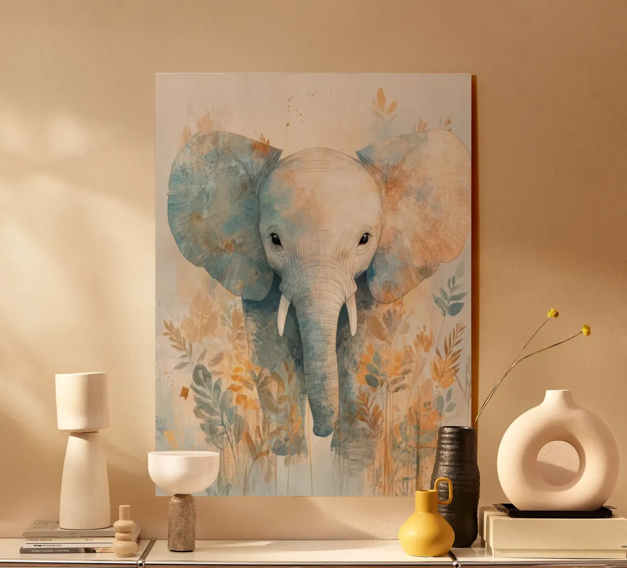 Elephant nursery acrylic glass by Imagine