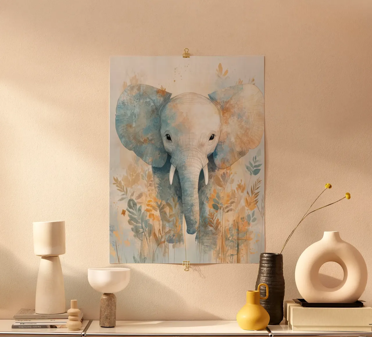 Elephant nursery hahnemühle by Imagine
