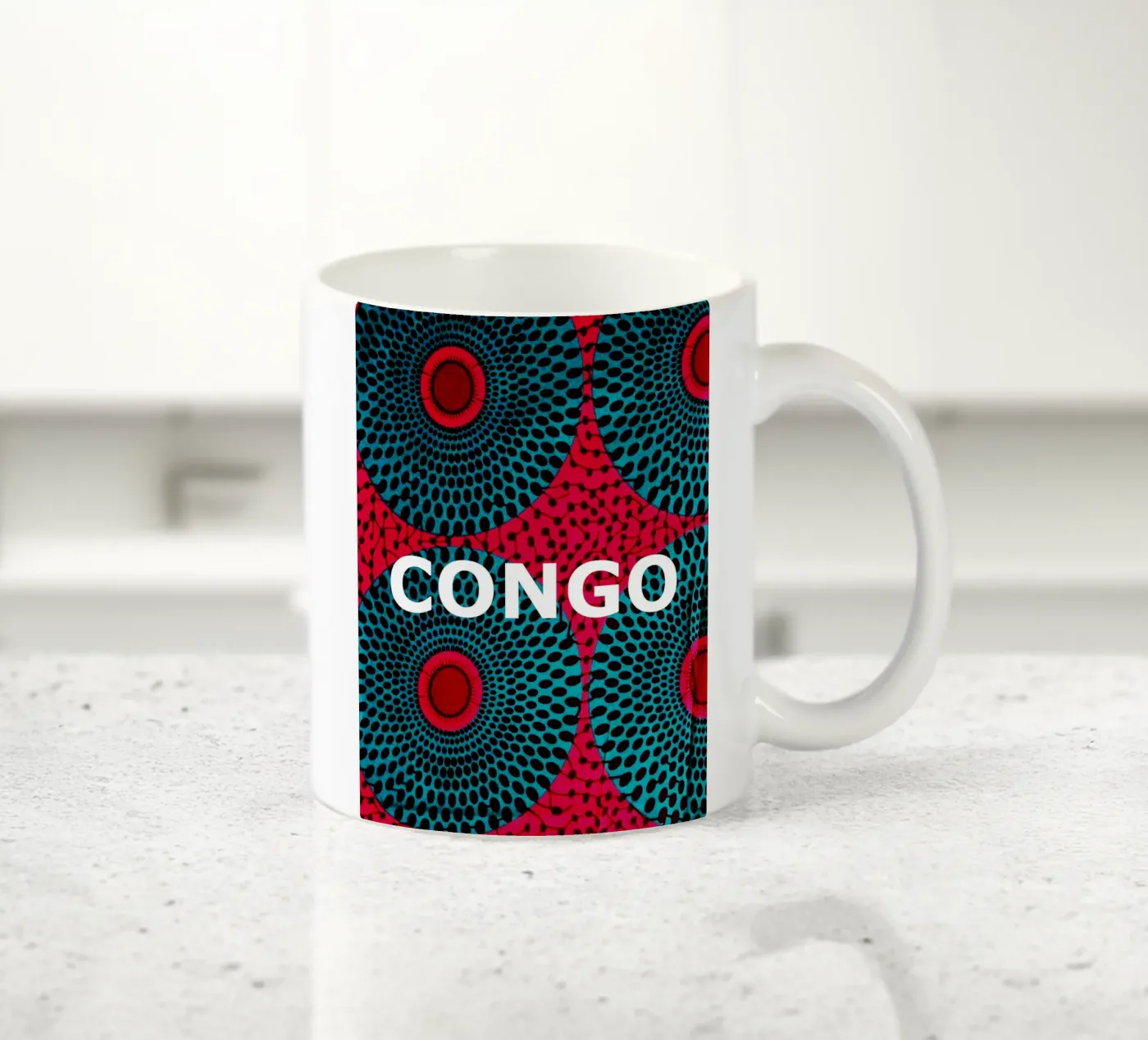 Congo Keramik Tasse von Mathudace Créas