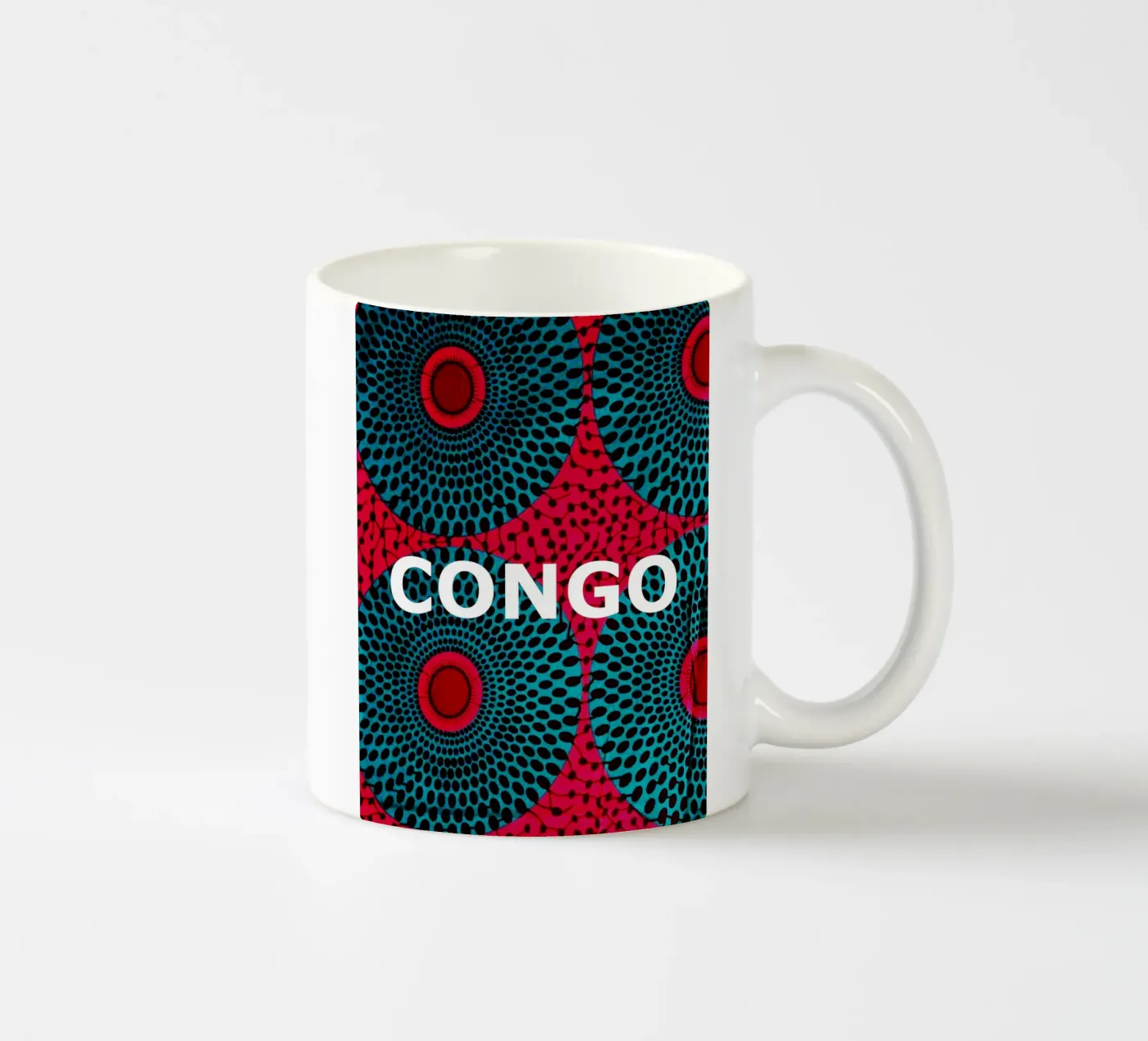 Congo Keramik Tasse von Mathudace Créas