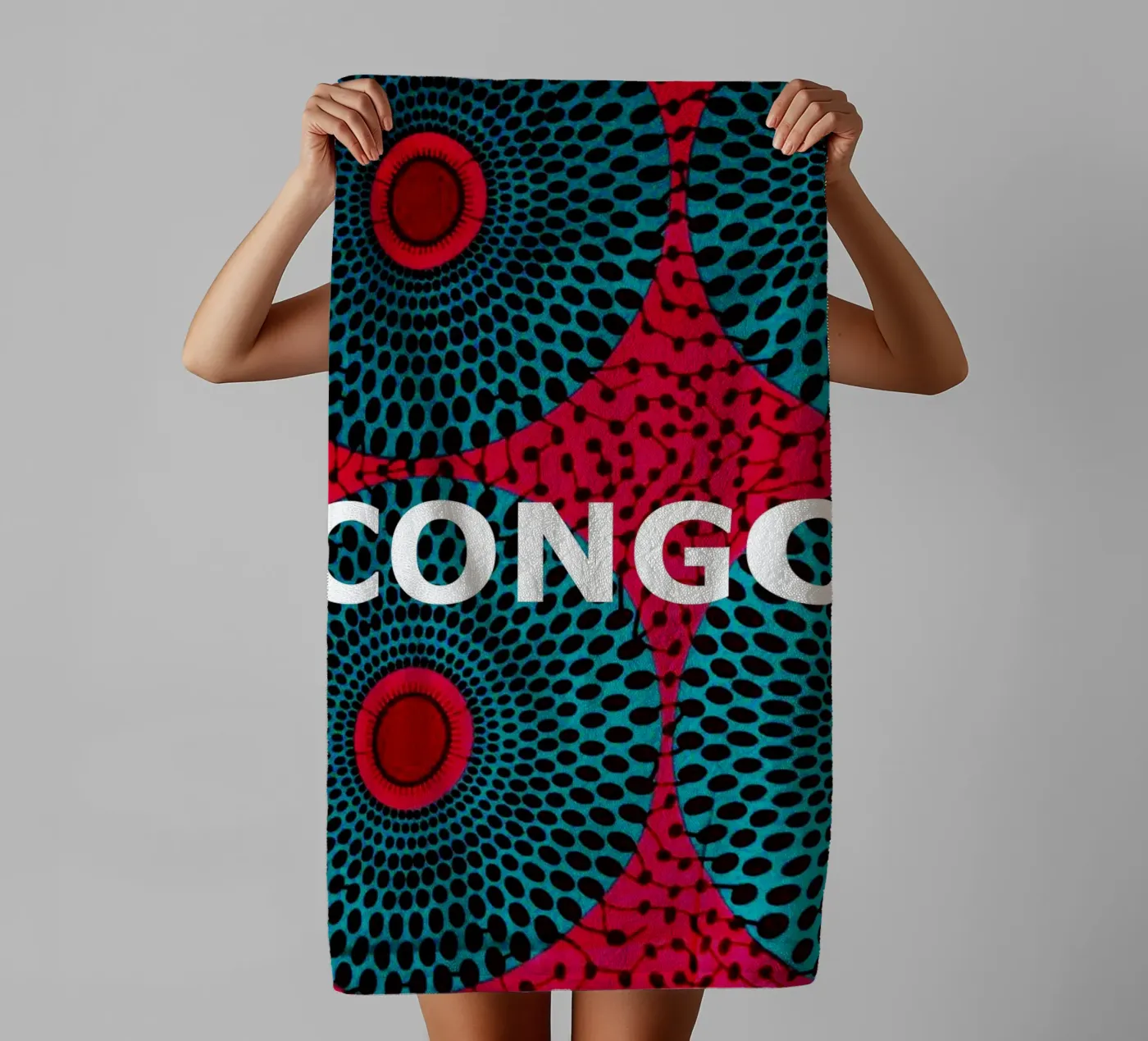 Congo badhanddoek van Mathudace Créas