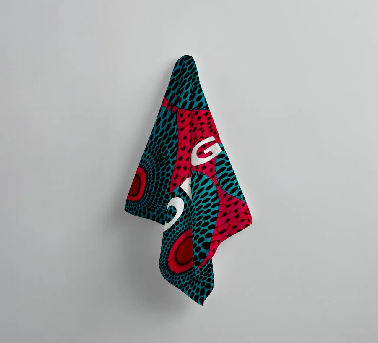 Congo Handtuch von Mathudace Créas