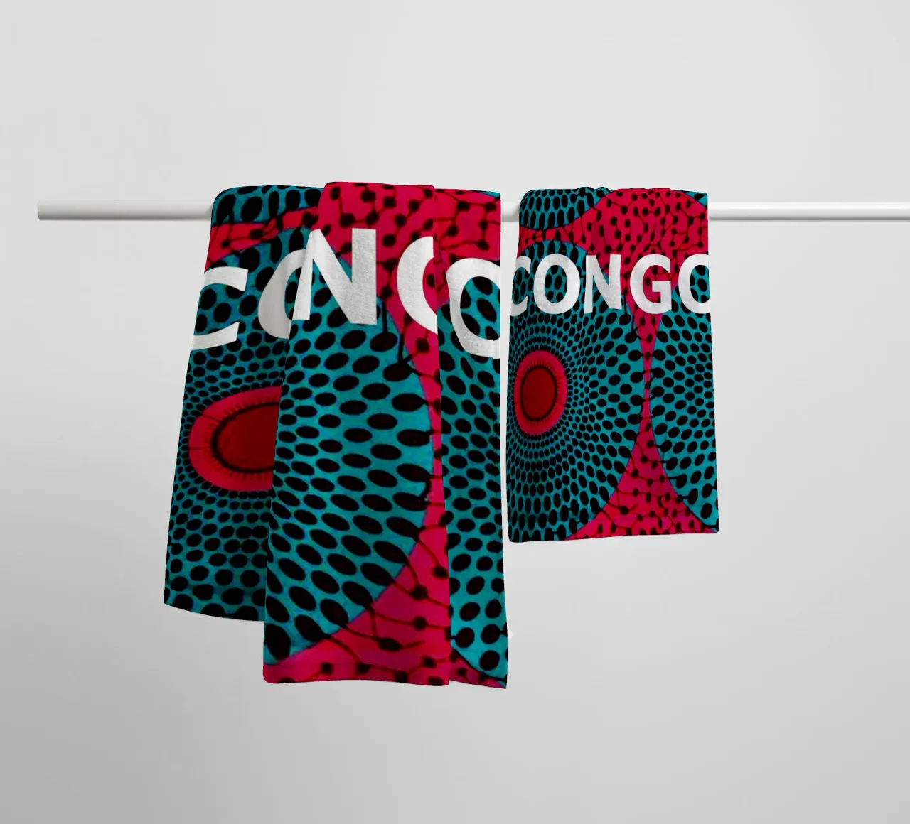 Congo asciugamano da bagno da Mathudace Créas