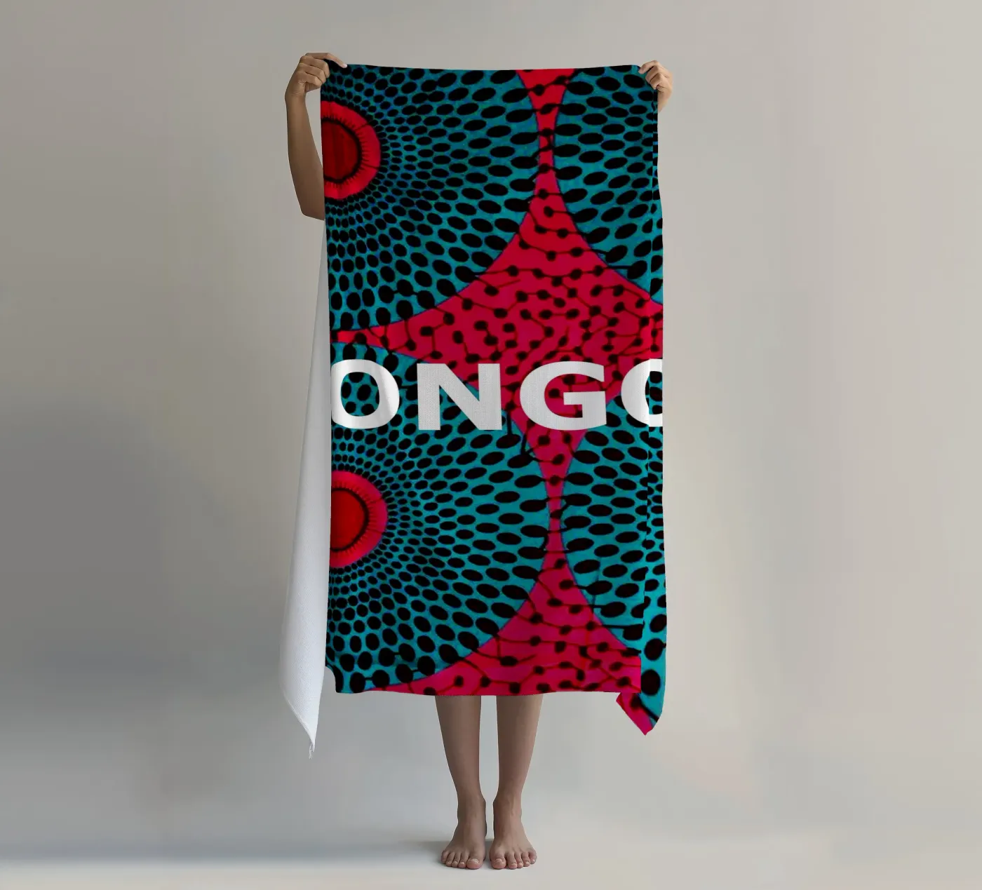 Congo strandhanddoek van Mathudace Créas