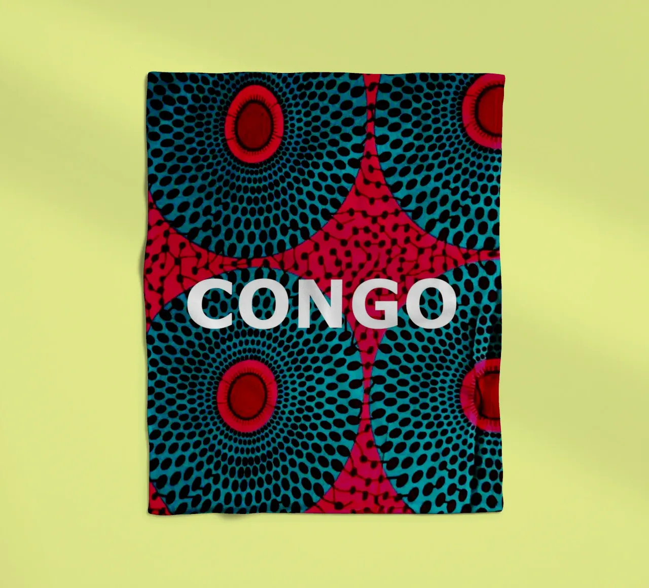 Congo Fleecedecke von Mathudace Créas