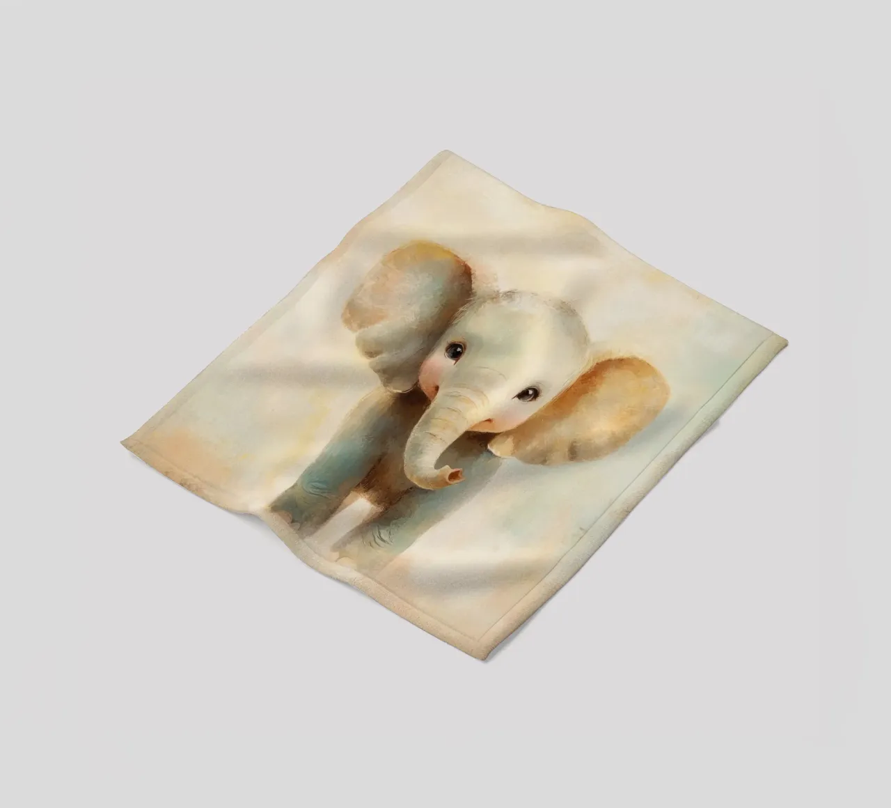 Elephant nursery fleece blanket by Imagine