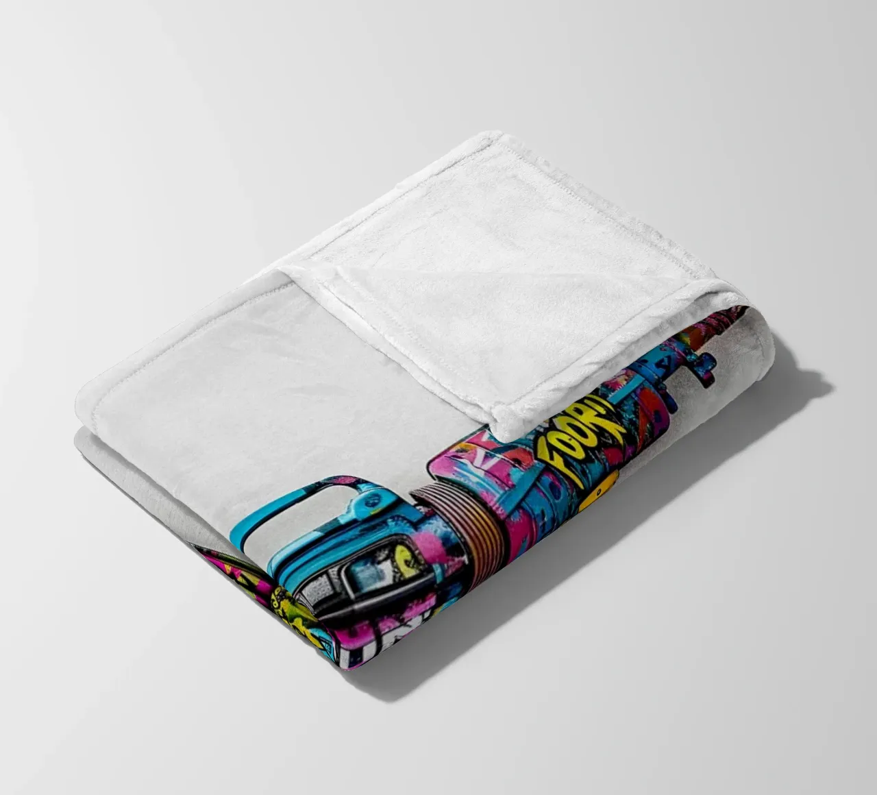 Pop art PUBG M416 Graffiti coperta in pile da FreeArtStudio