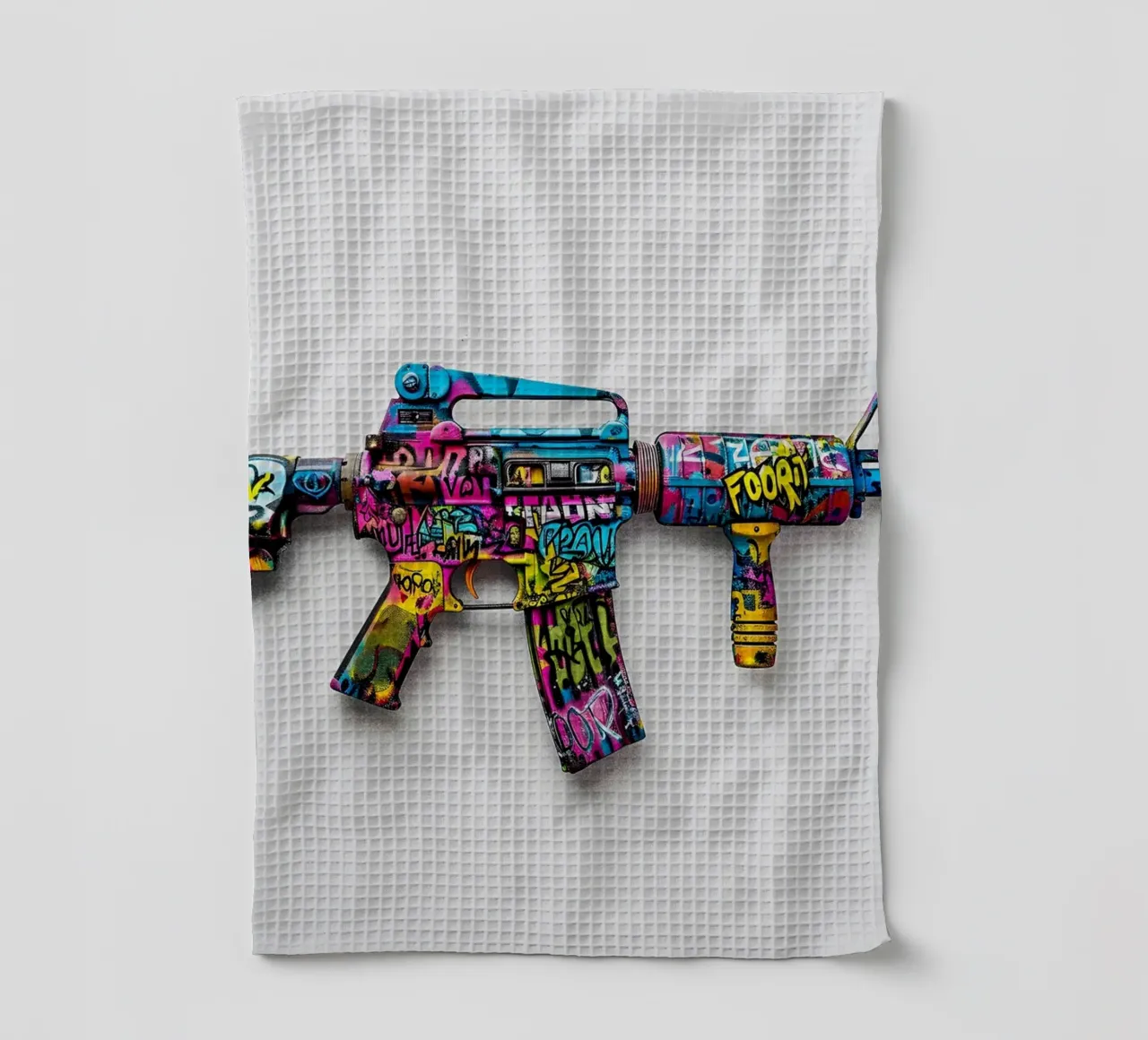 Pop art PUBG M416 Graffiti canovaccio da cucina da FreeArtStudio
