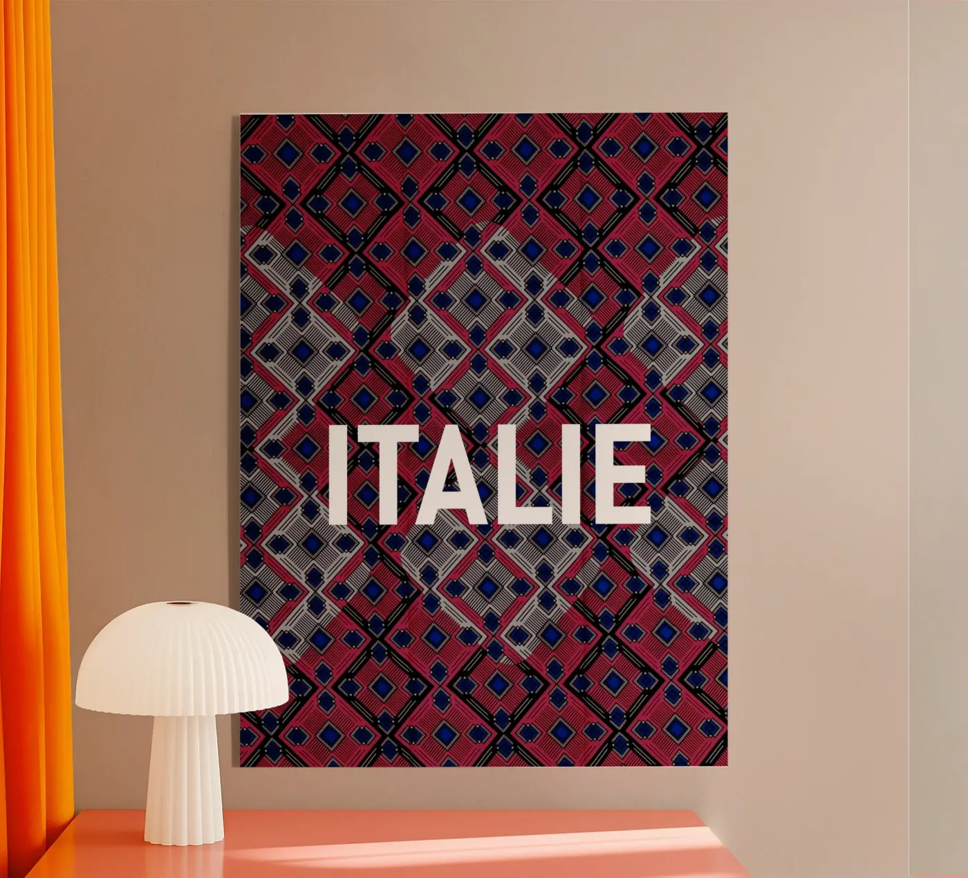 Italie acrylic glass by Mathudace Créas