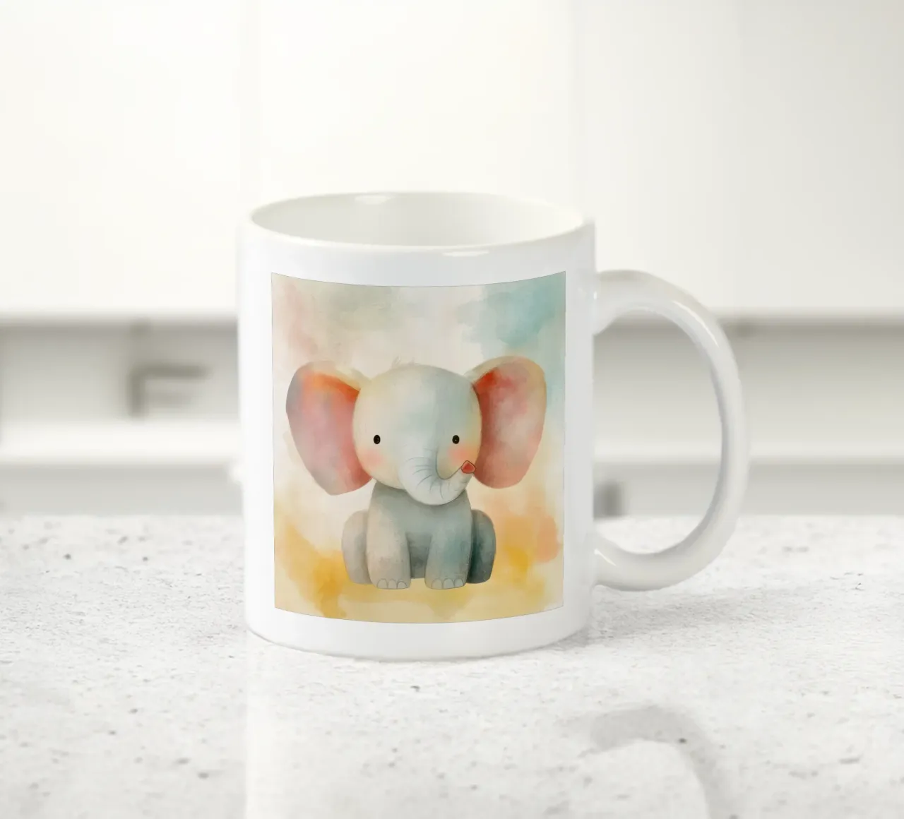 Vivaio di elefanti tazza in ceramica da Imagine