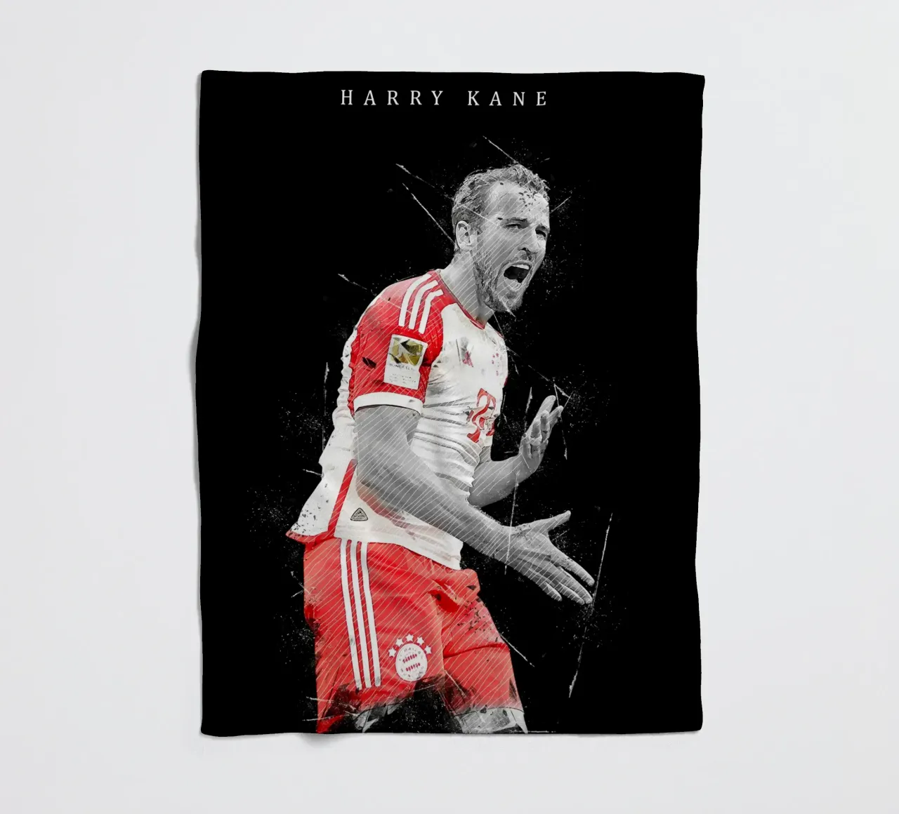 Harry Kane coperta in pile da tenten