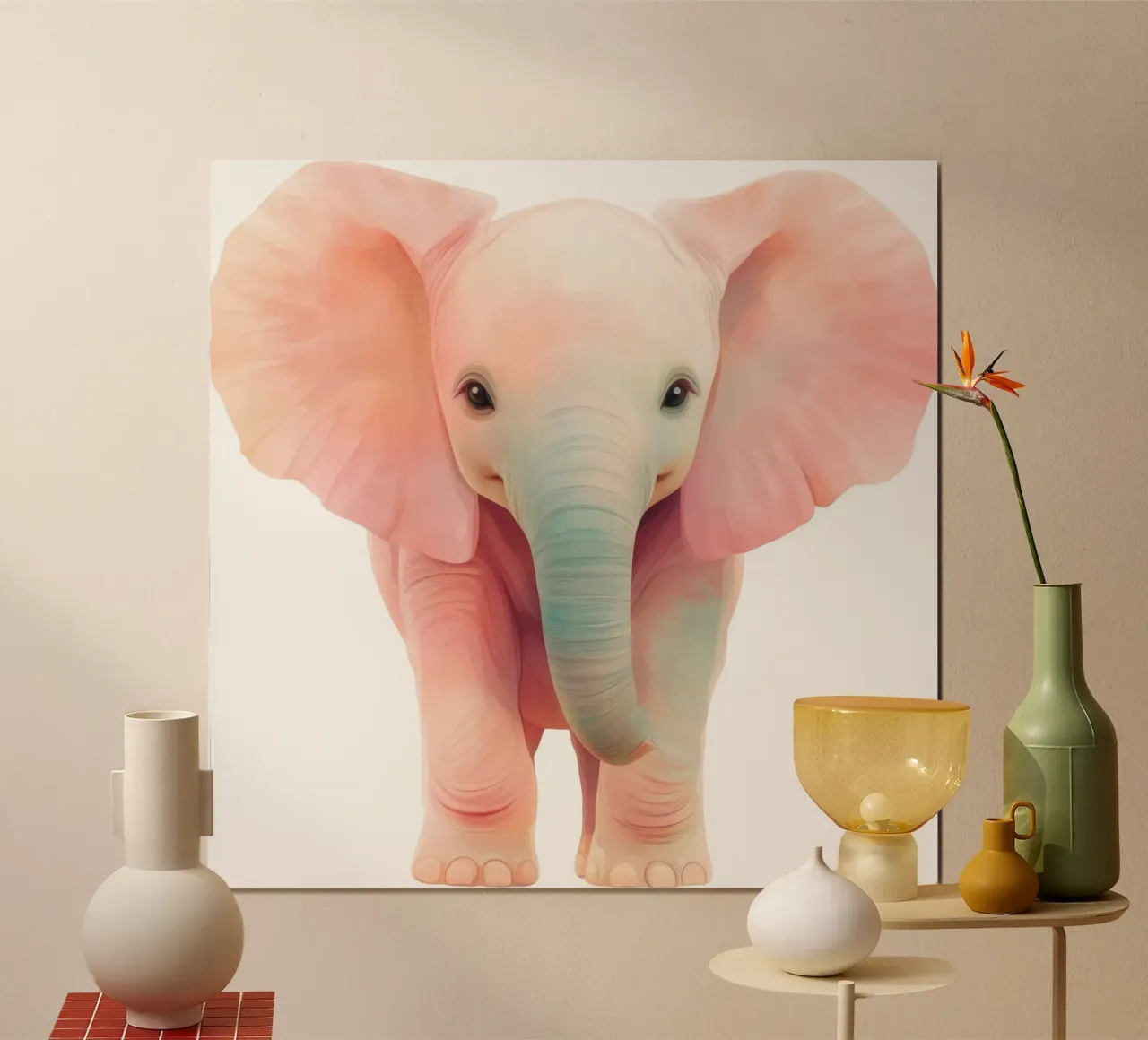 Elephant nursery hahnemühle by Imagine