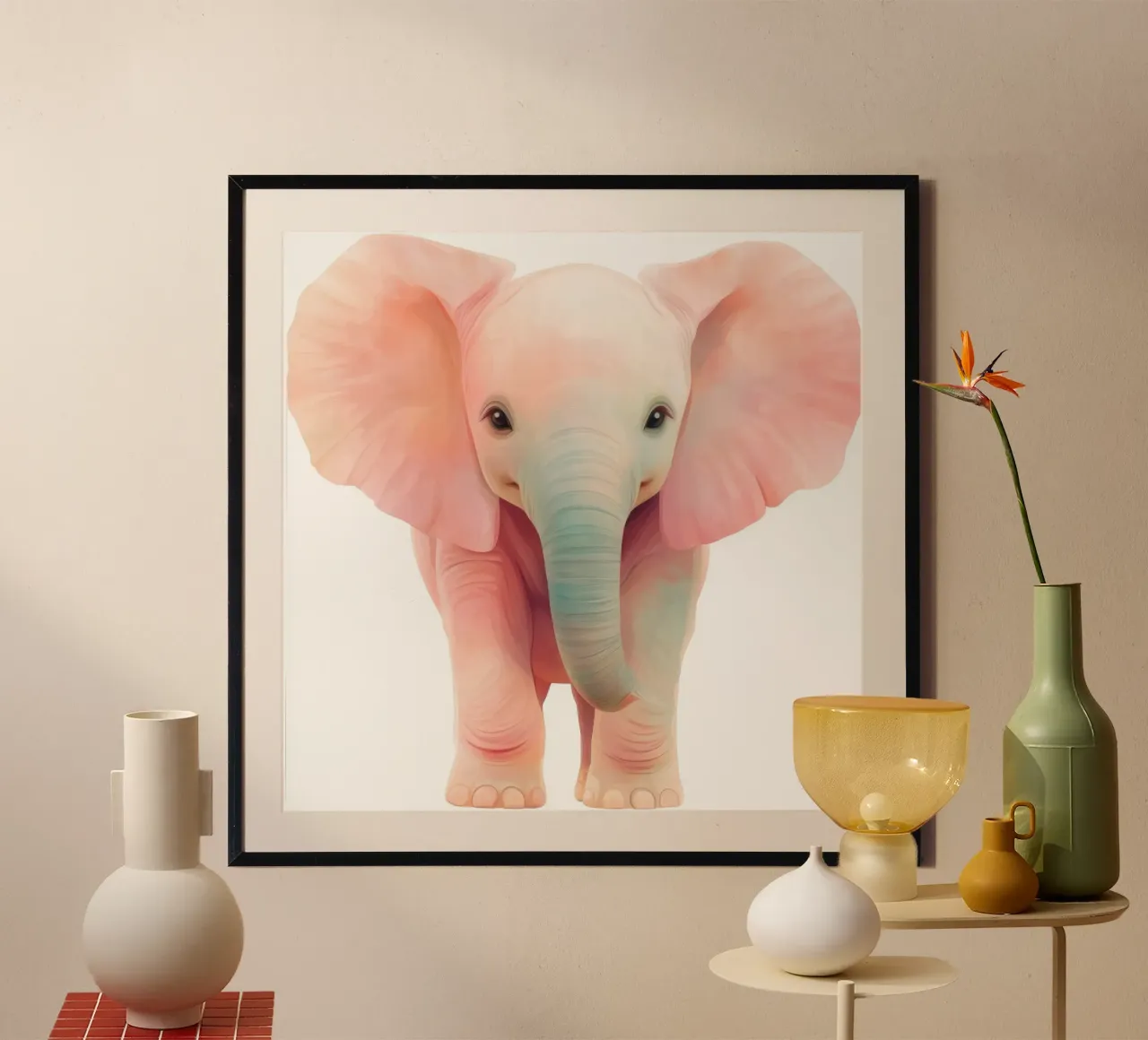 Elephant nursery hahnemühle by Imagine