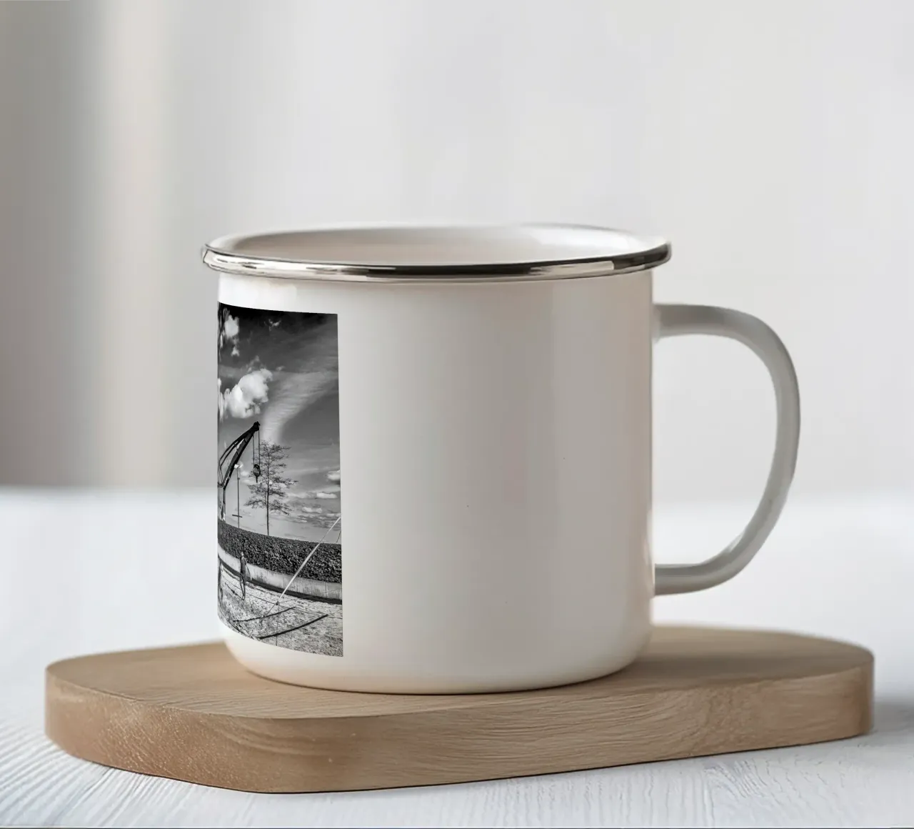 Krähne-Volley tazza in smalto da Edenart