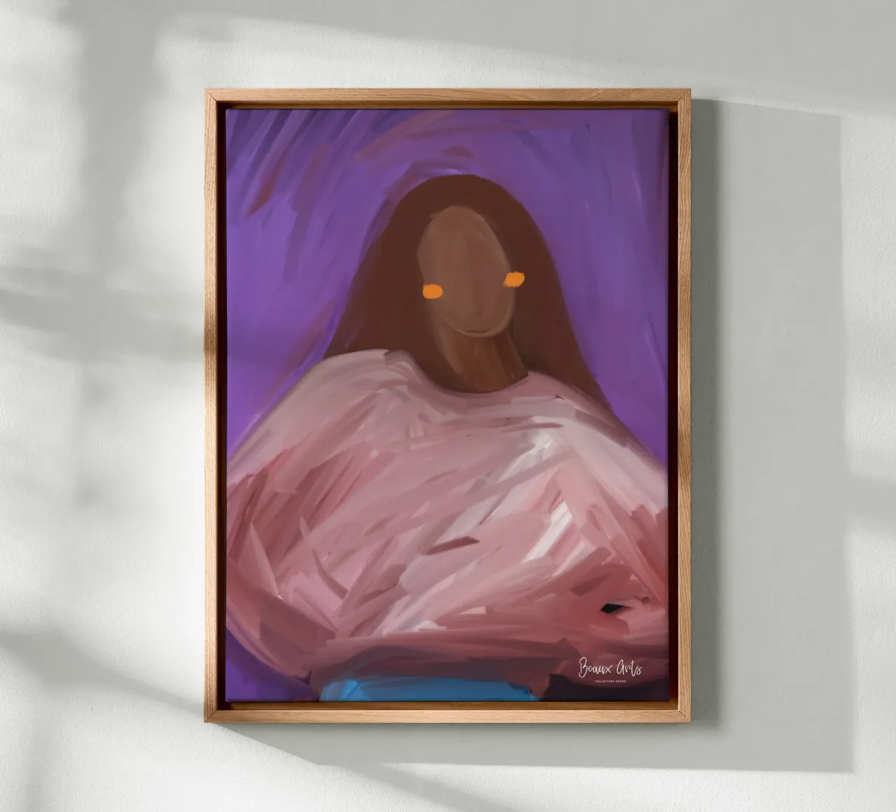 Afro Altitude canvas met Baklijst van Mathudace Créas