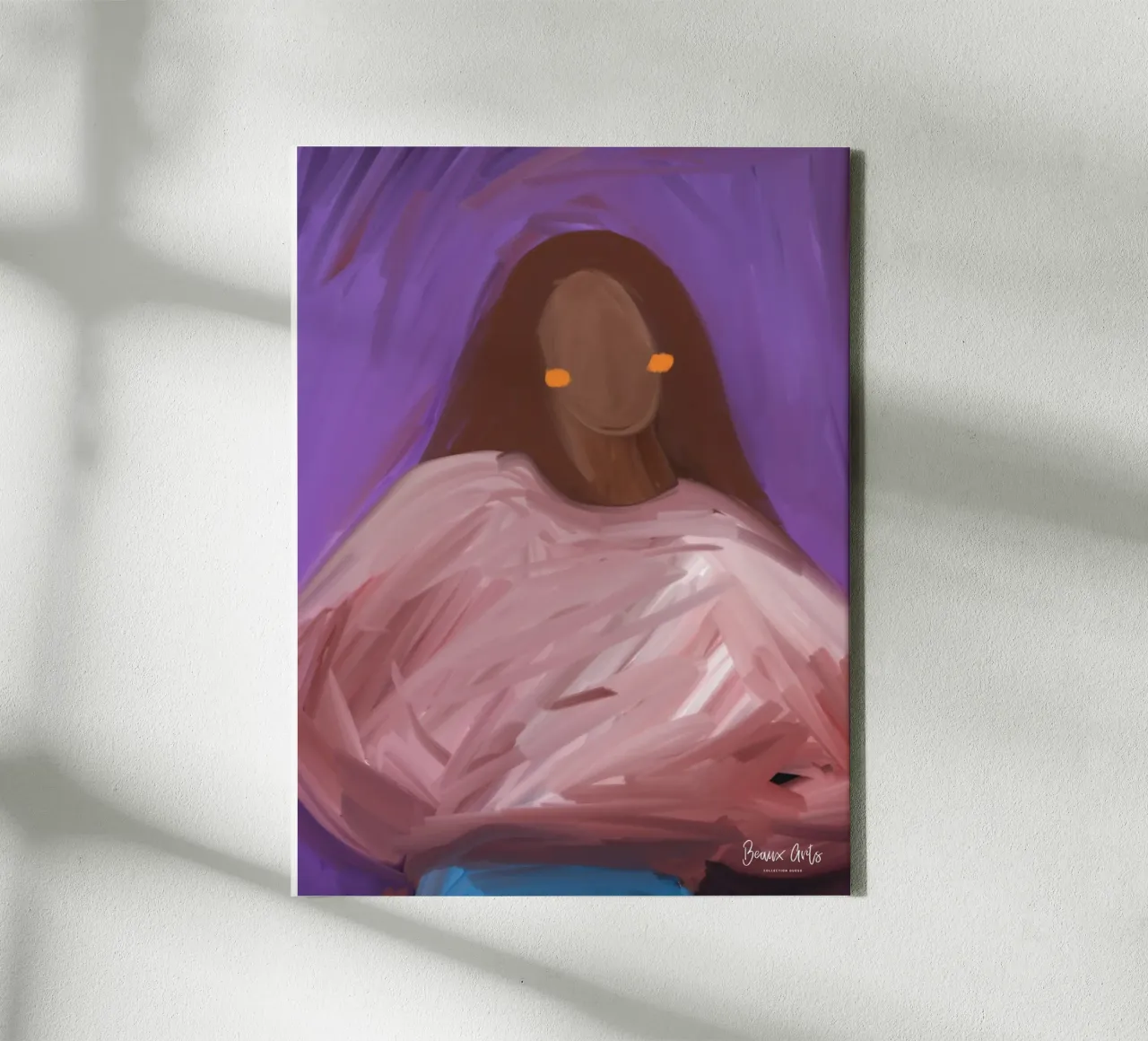 Afro Altitude canvas met Baklijst van Mathudace Créas