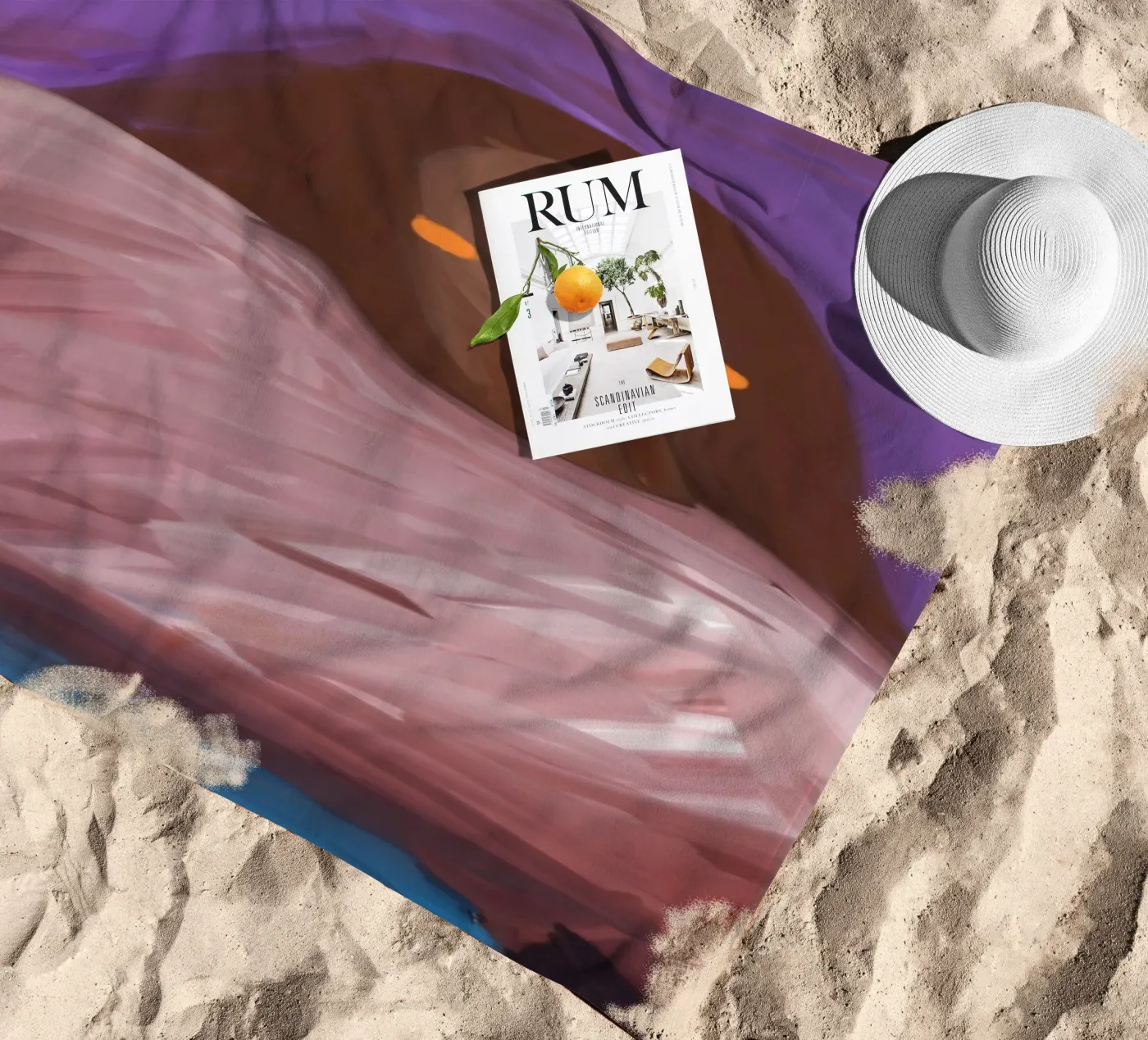 Afro Altitude telo mare da Mathudace Créas