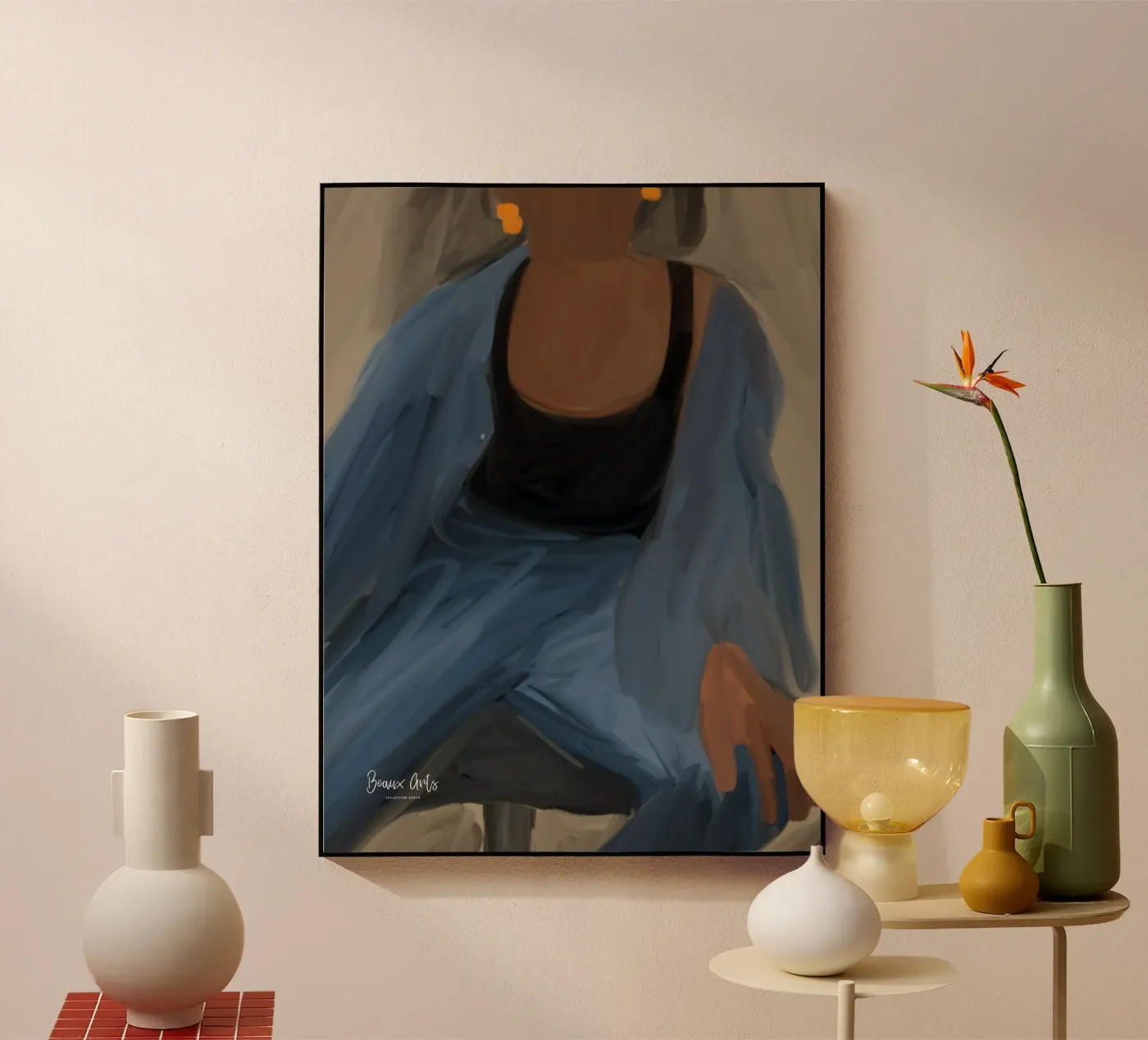 Afro Style Acryl-Glas von Mathudace Créas